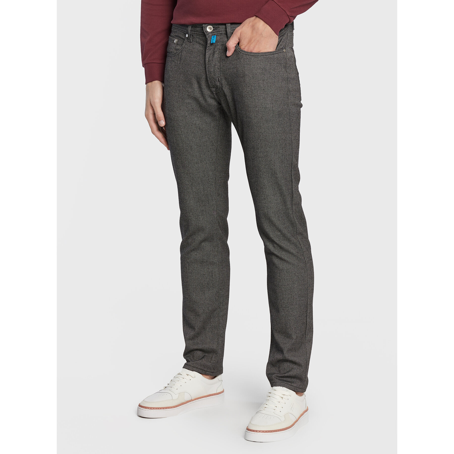 Pierre Cardin Szövet nadrág 30947/000/1016 Szürke Lyon Tapered Fit - Pepit.hu