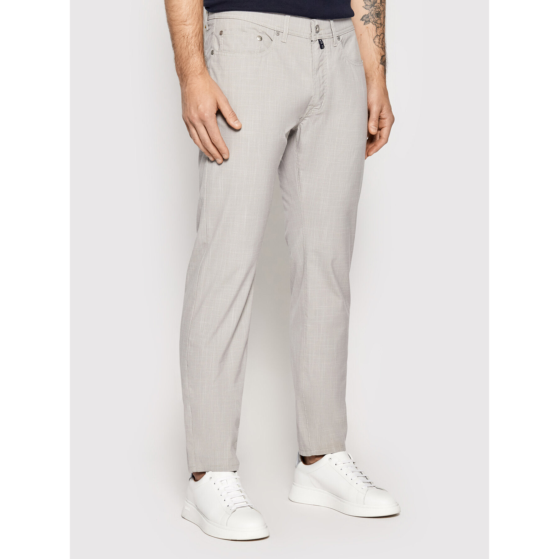 Pierre Cardin Szövet nadrág 30947/000/2005 Bézs Lyon Tapered Fit - Pepit.hu