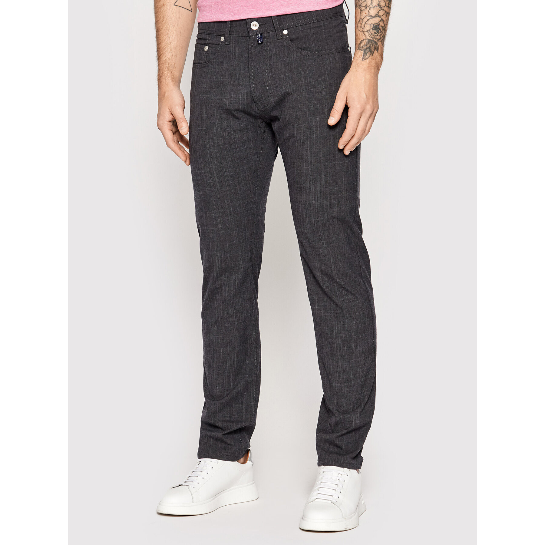 Pierre Cardin Szövet nadrág 30947/000/2005 Szürke Lyon Tapered Fit - Pepit.hu