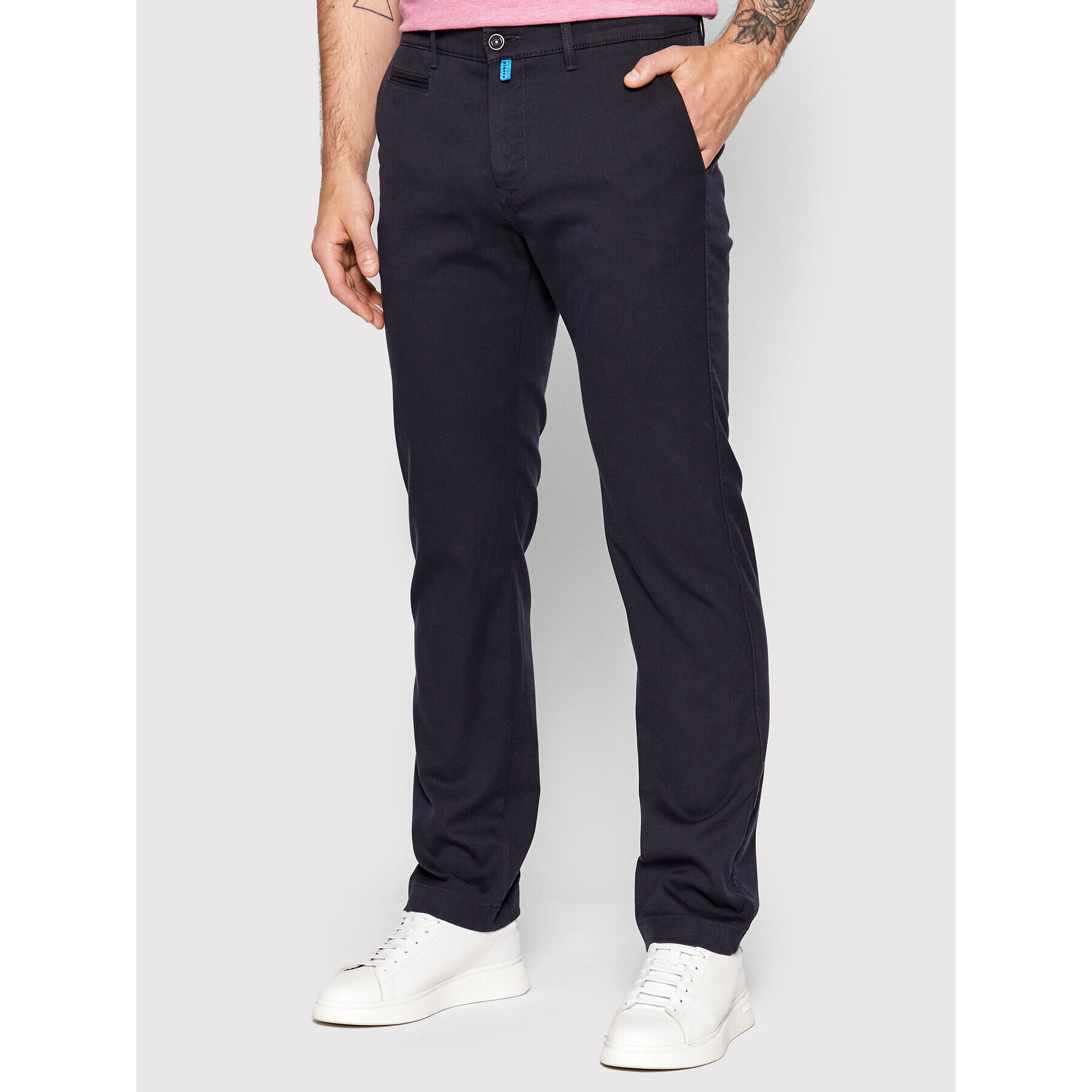 Pierre Cardin Szövet nadrág 33747/000/1003 Sötétkék Lyon Tapered Fit - Pepit.hu