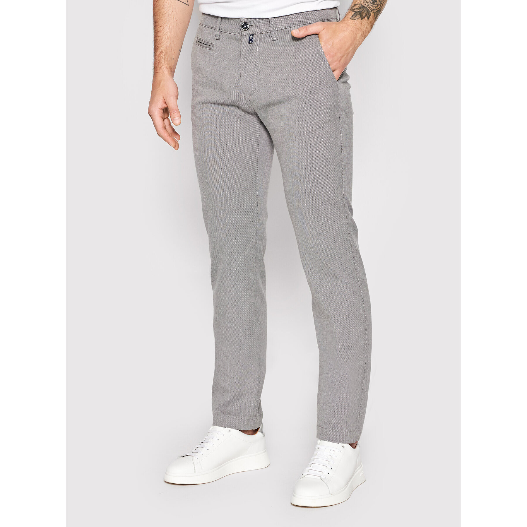 Pierre Cardin Szövet nadrág 33747/000/1003 Szürke Lyon Tapered Fit - Pepit.hu