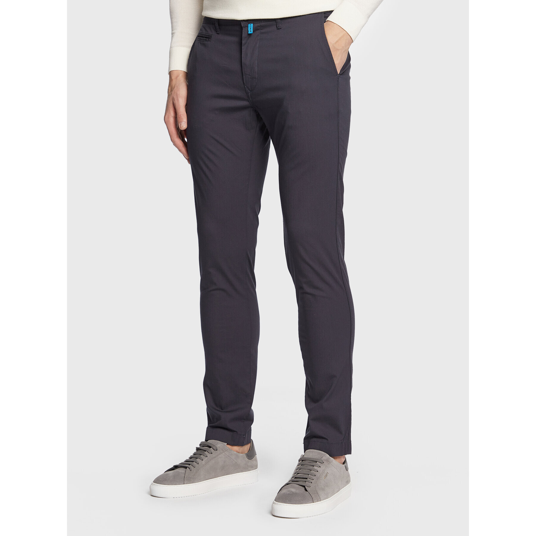 Pierre Cardin Szövet nadrág 33757/000/4002 Sötétkék Slim Fit - Pepit.hu