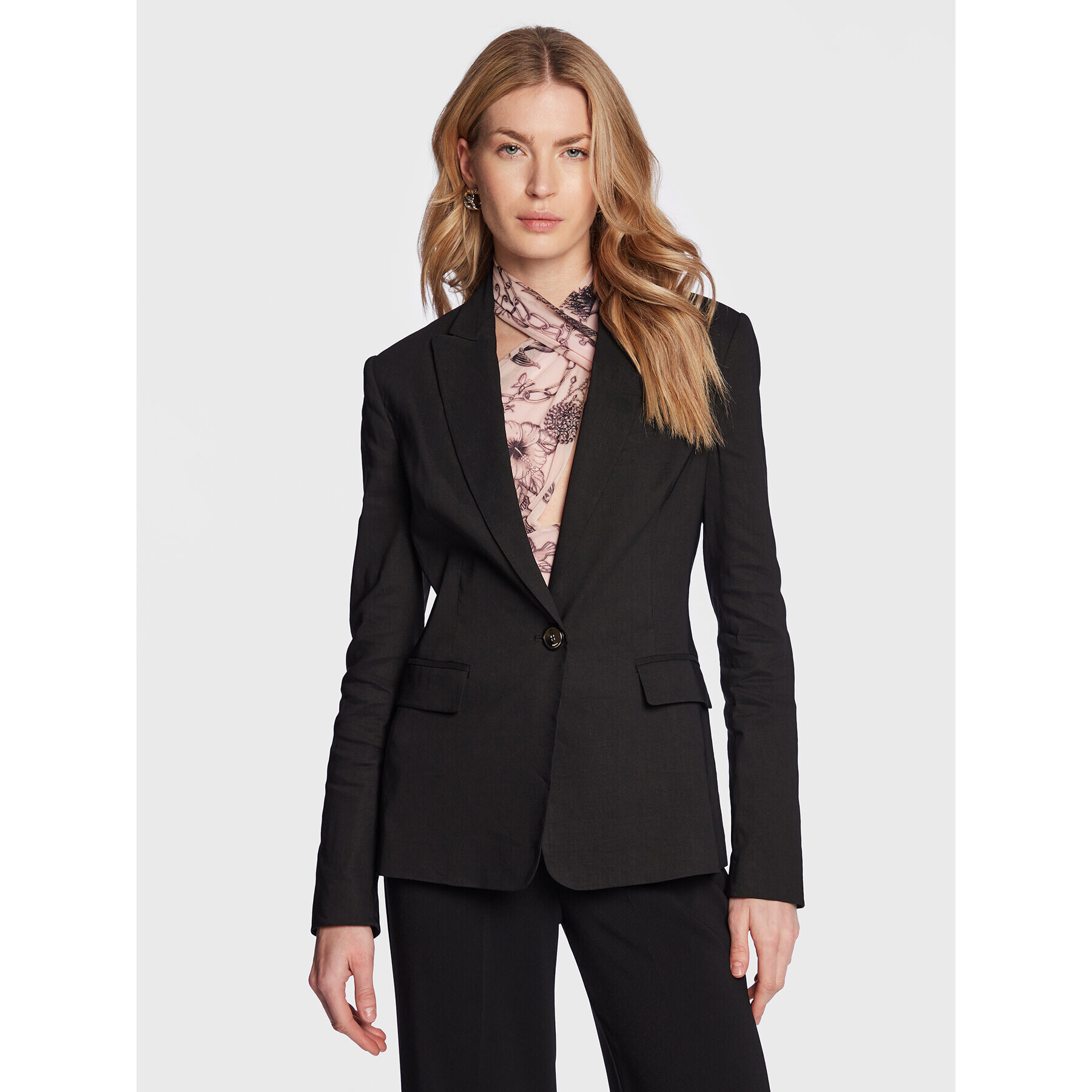 Pinko Zakó Equilibrato 100987 A0IM Fekete Slim Fit - Pepit.hu