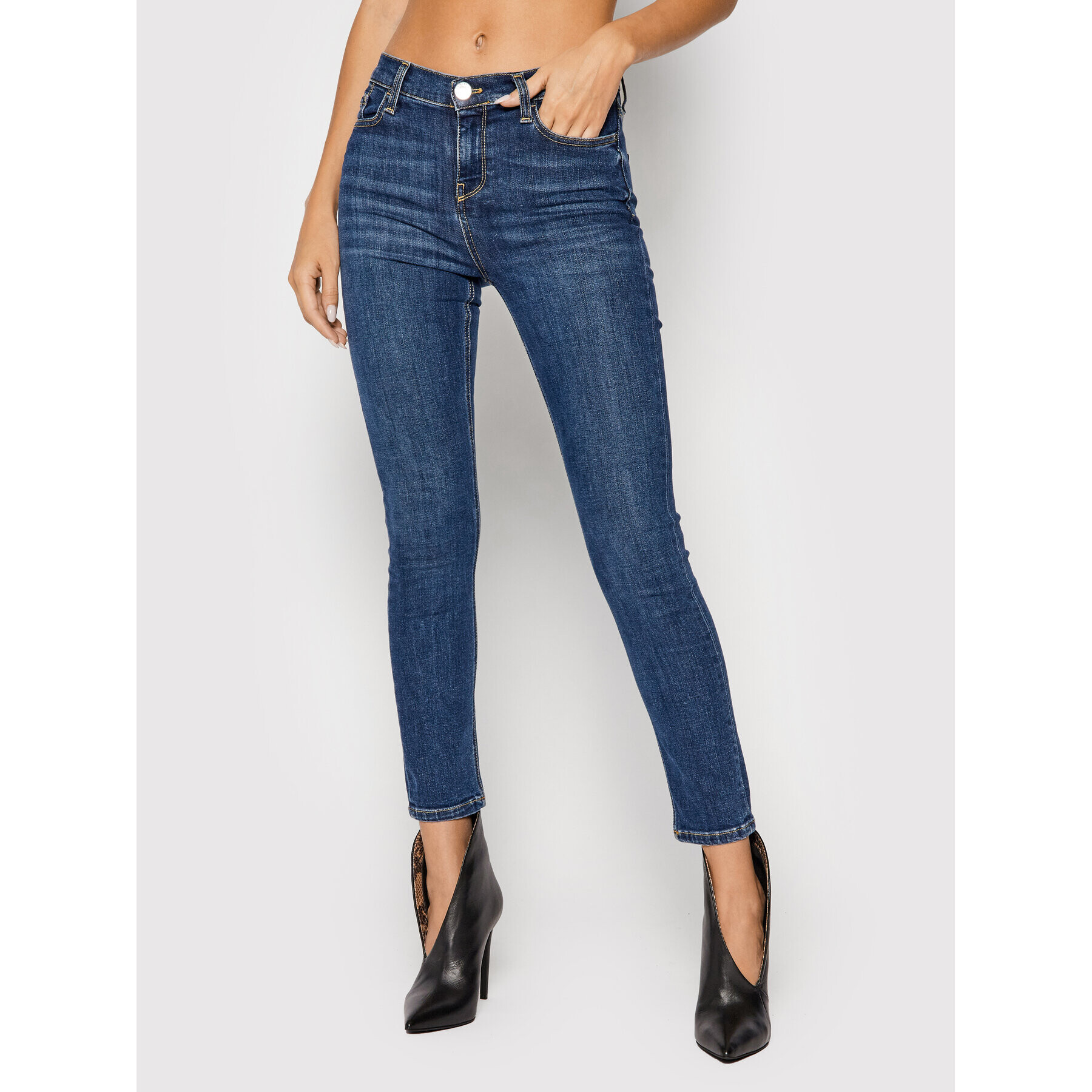 Pinko Farmer Sabrina 1J10NV Y78M Sötétkék Skinny Fit - Pepit.hu