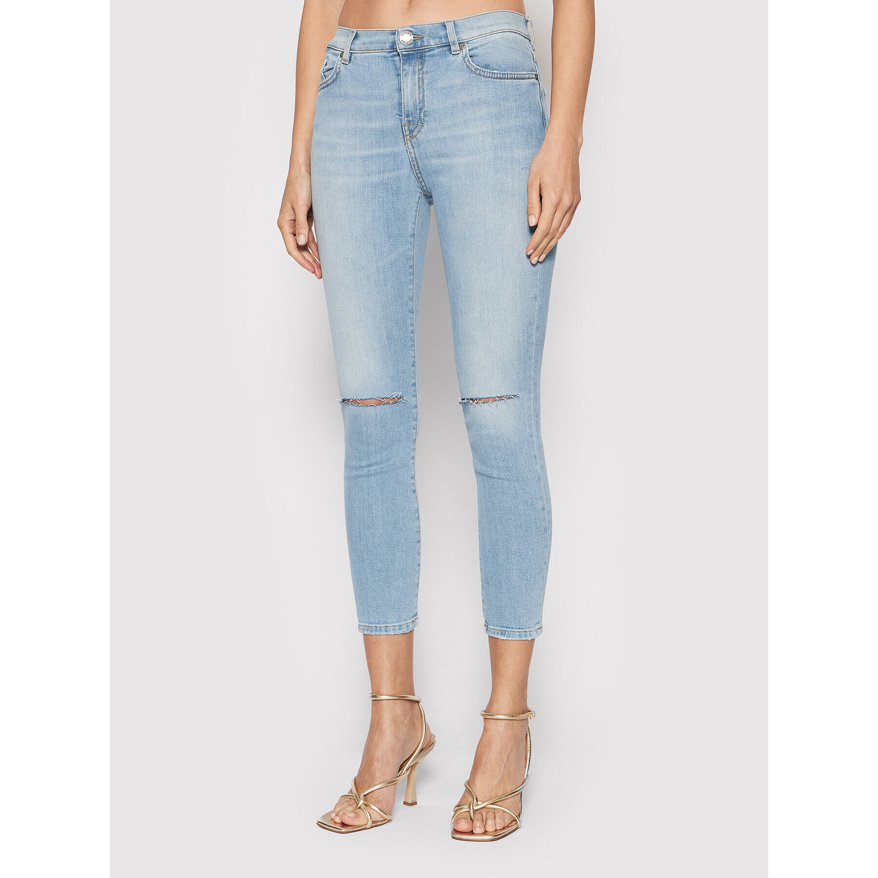 Pinko Farmer Sabrina 1J10VY Y78M Kék Skinny Fit - Pepit.hu