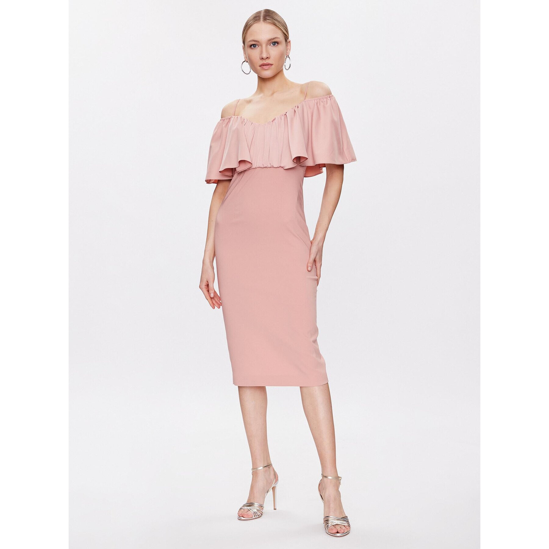 Pinko Koktélruha La Carlota 100034 A0GI Rózsaszín Regular Fit - Pepit.hu