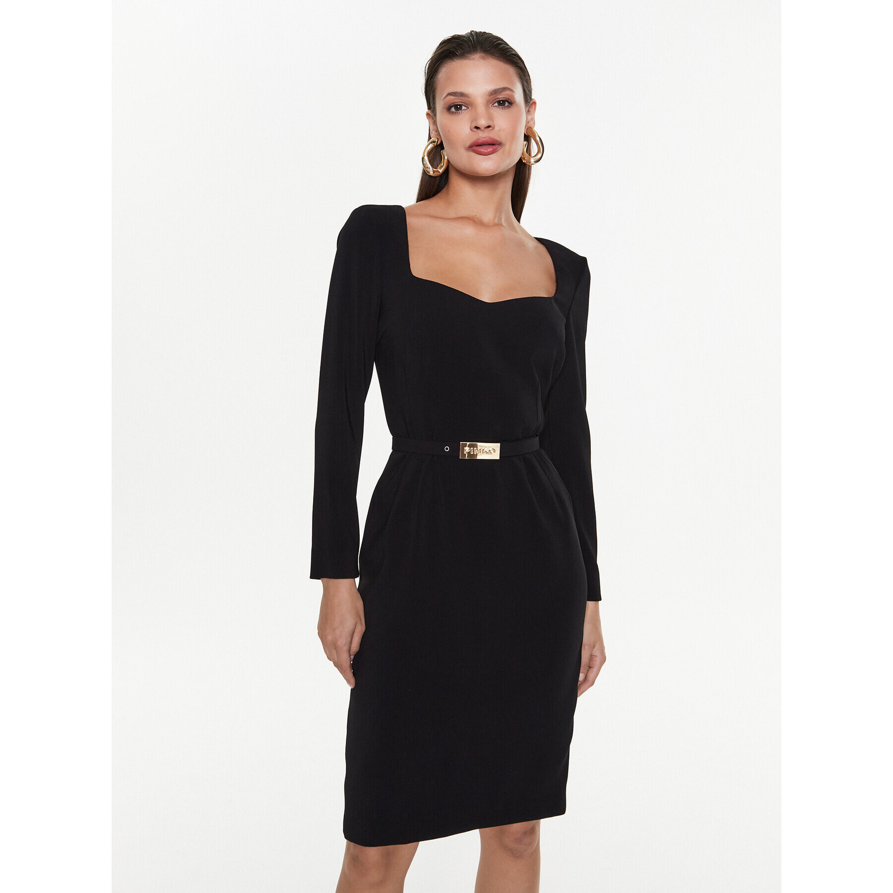 Pinko Koktélruha Mendosa 100559 7624 Fekete Regular Fit - Pepit.hu