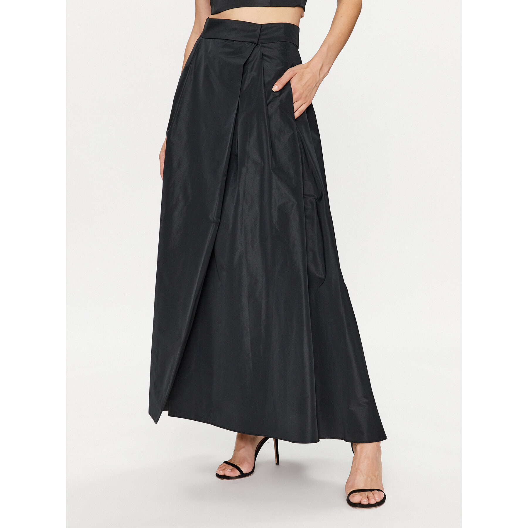 Pinko Maxi szoknya Propenso 100543 Y3LE Fekete Relaxed Fit - Pepit.hu