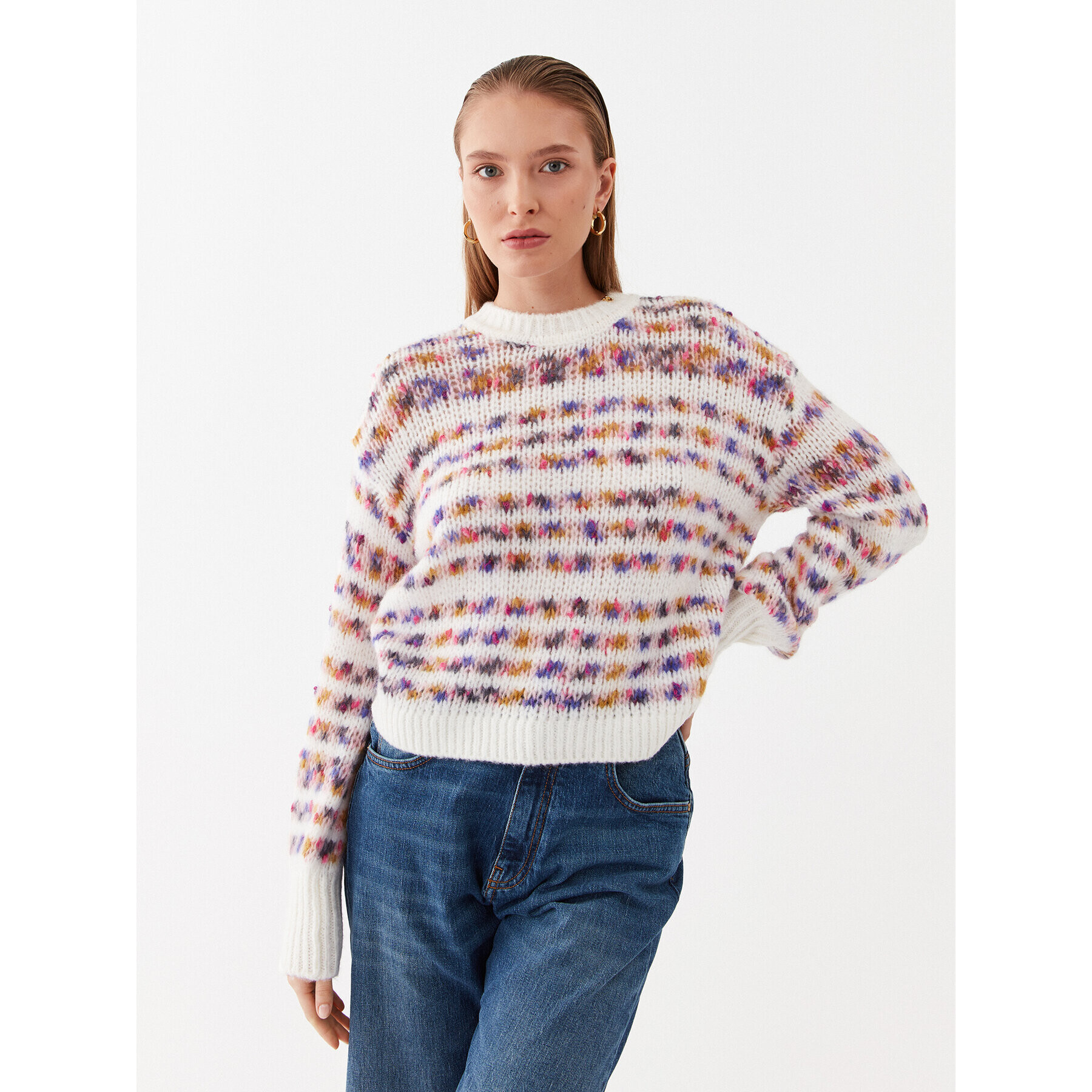 Pinko Sweater Opossum 101715 A14N Színes Relaxed Fit - Pepit.hu