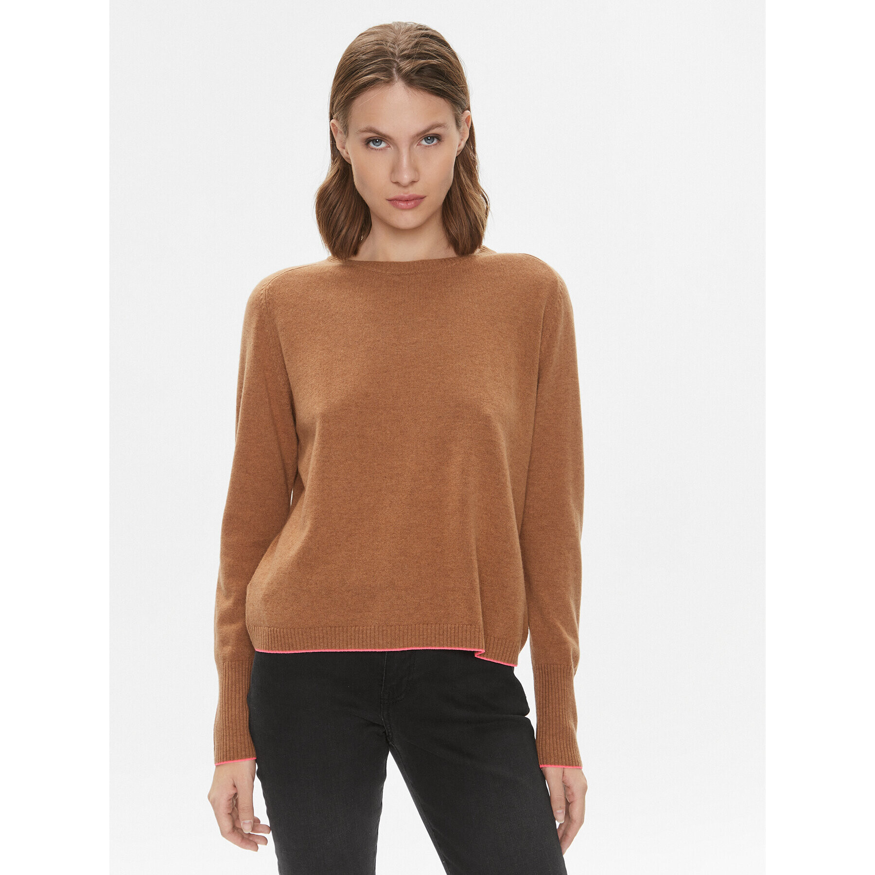 Pinko Sweater Puledro 101985 A16Z Barna Regular Fit - Pepit.hu