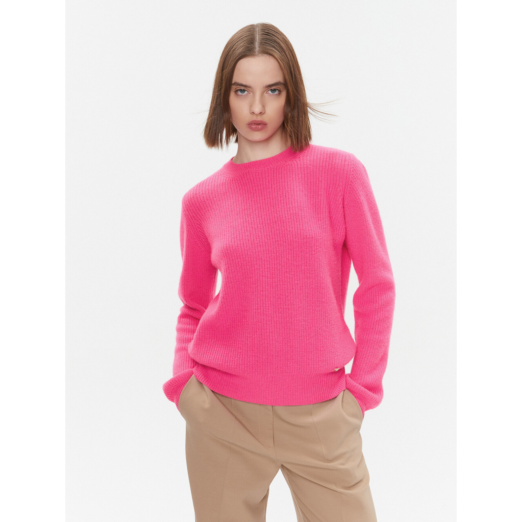 Pinko Sweater Squalo 102492 A1A7 Rózsaszín Regular Fit - Pepit.hu