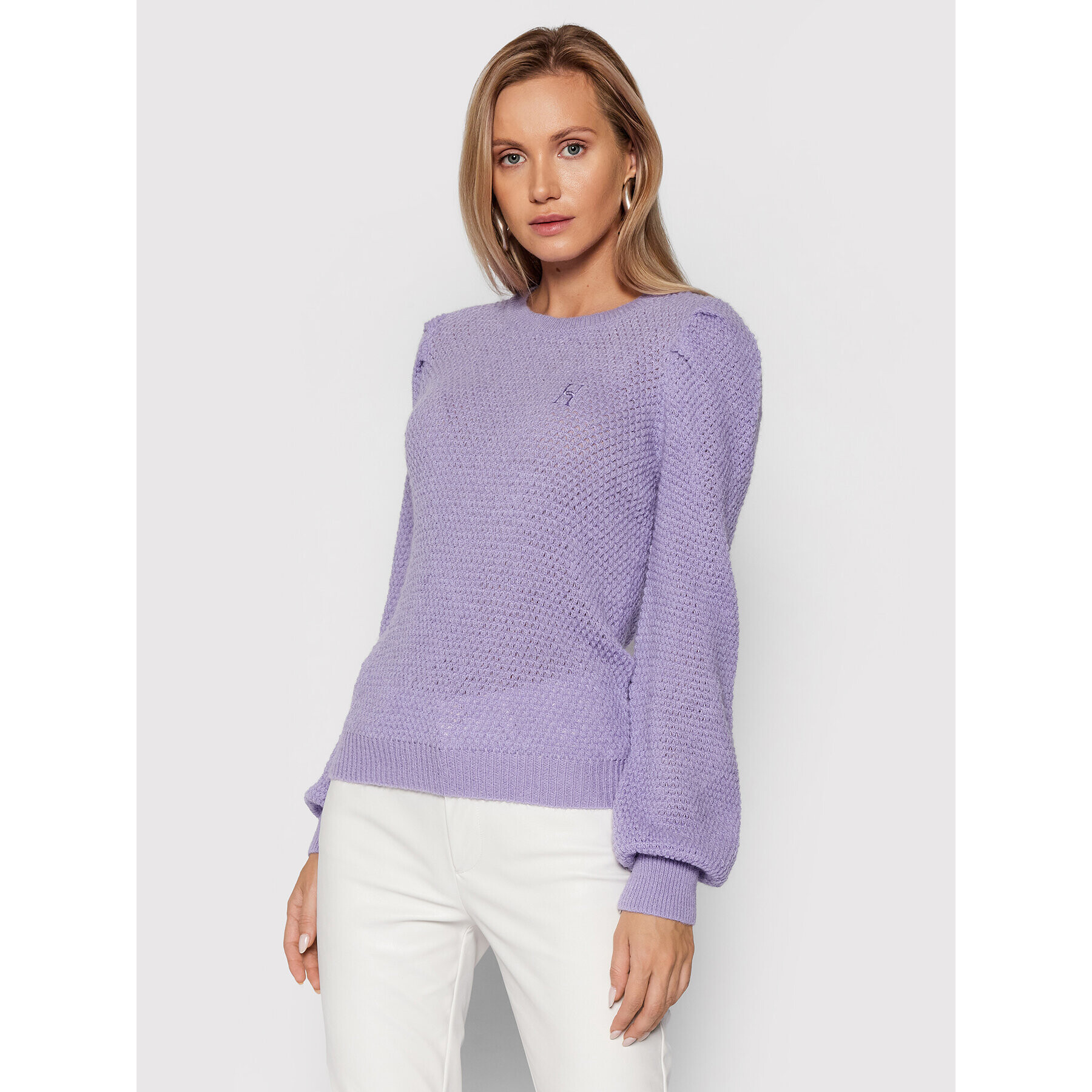 Pinko Sweater UNIQUENESS Partecipare AL2122 UNQS 1Q10AJ Y7PQ Lila Regular Fit - Pepit.hu