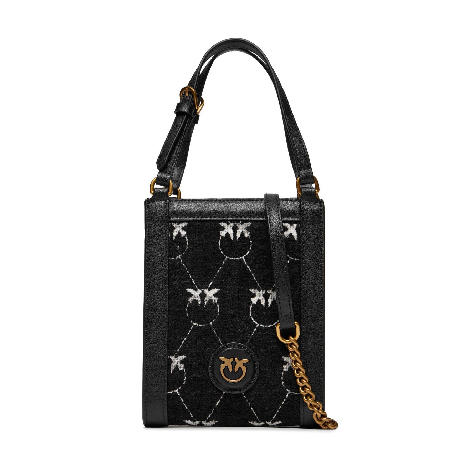 Pinko Táska Box Micro Vertical Shopper AI 23-24 PLTT 101532 A10S Fekete - Pepit.hu