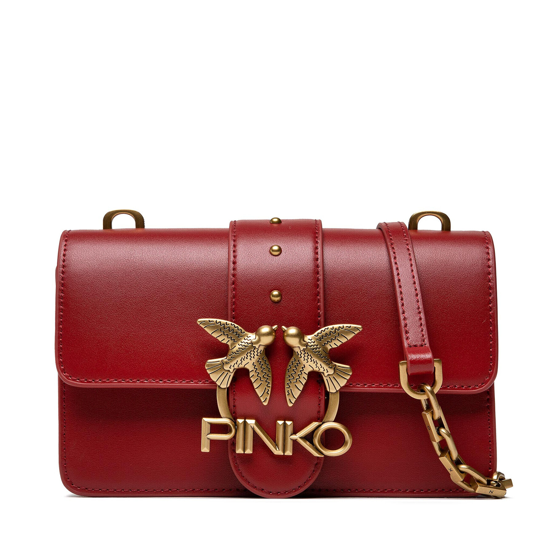 Pinko Táska -Love Mini Icon Simply 6 Cl Piros - Pepit.hu