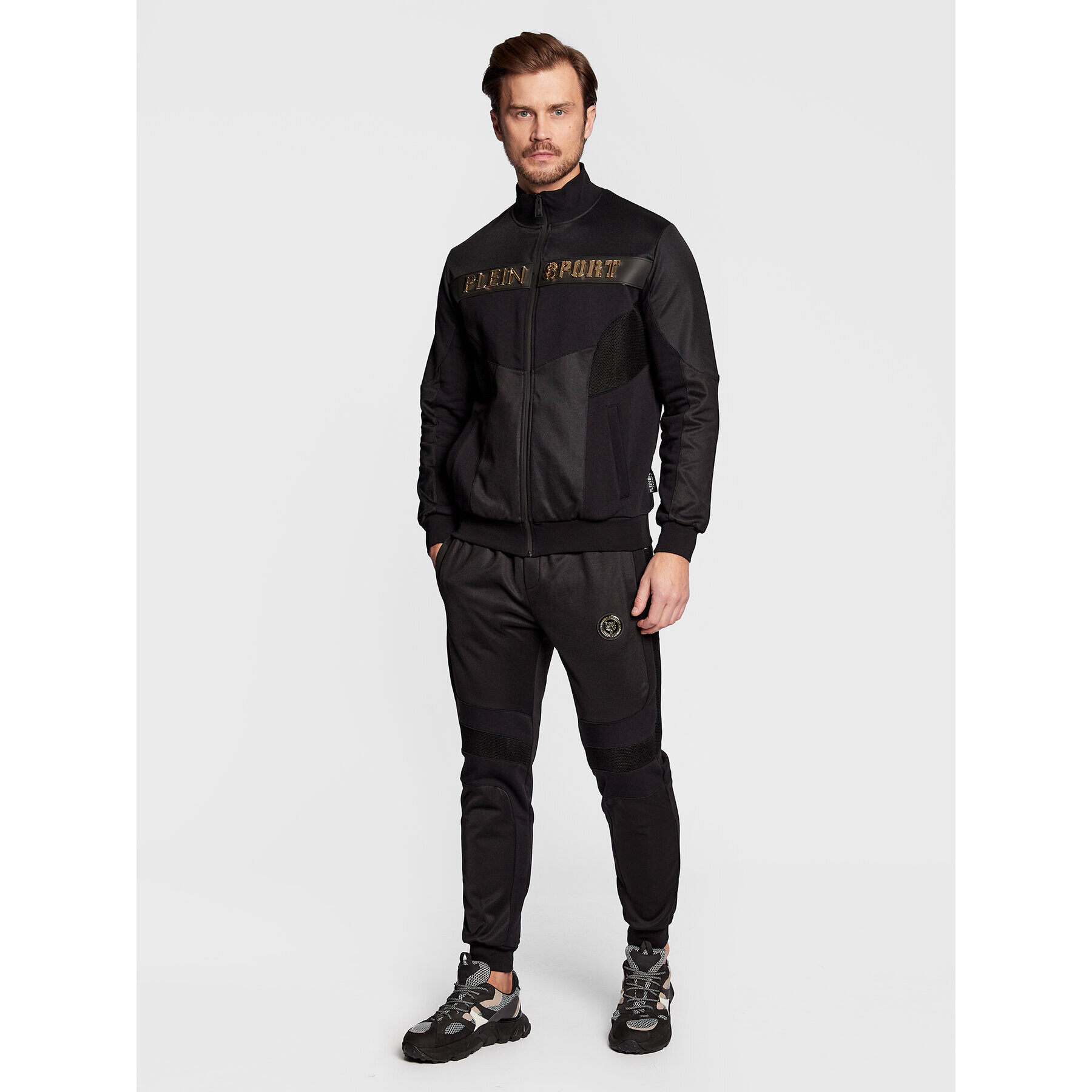 Plein Sport Melegítő FABC MJJ0408 PTE003N Fekete Regular Fit - Pepit.hu