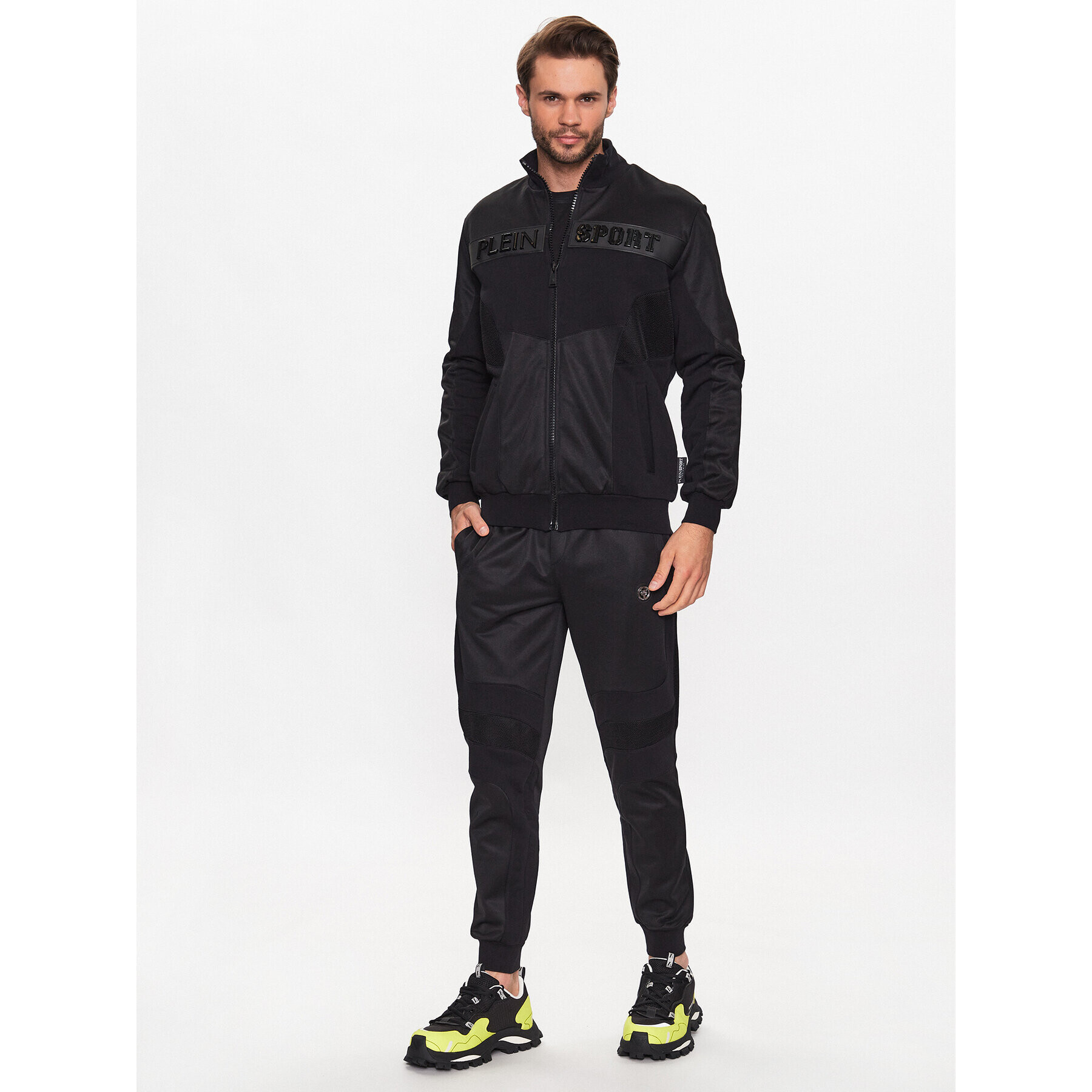 Plein Sport Melegítő SACC MJJ0496 STE003N Fekete Regular Fit - Pepit.hu