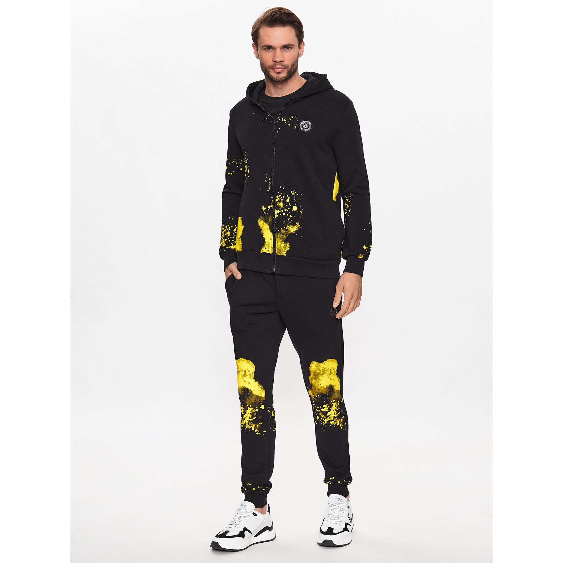 Plein Sport Melegítő Tiger SACC MJJ0509 SJO001N Fekete Regular Fit - Pepit.hu