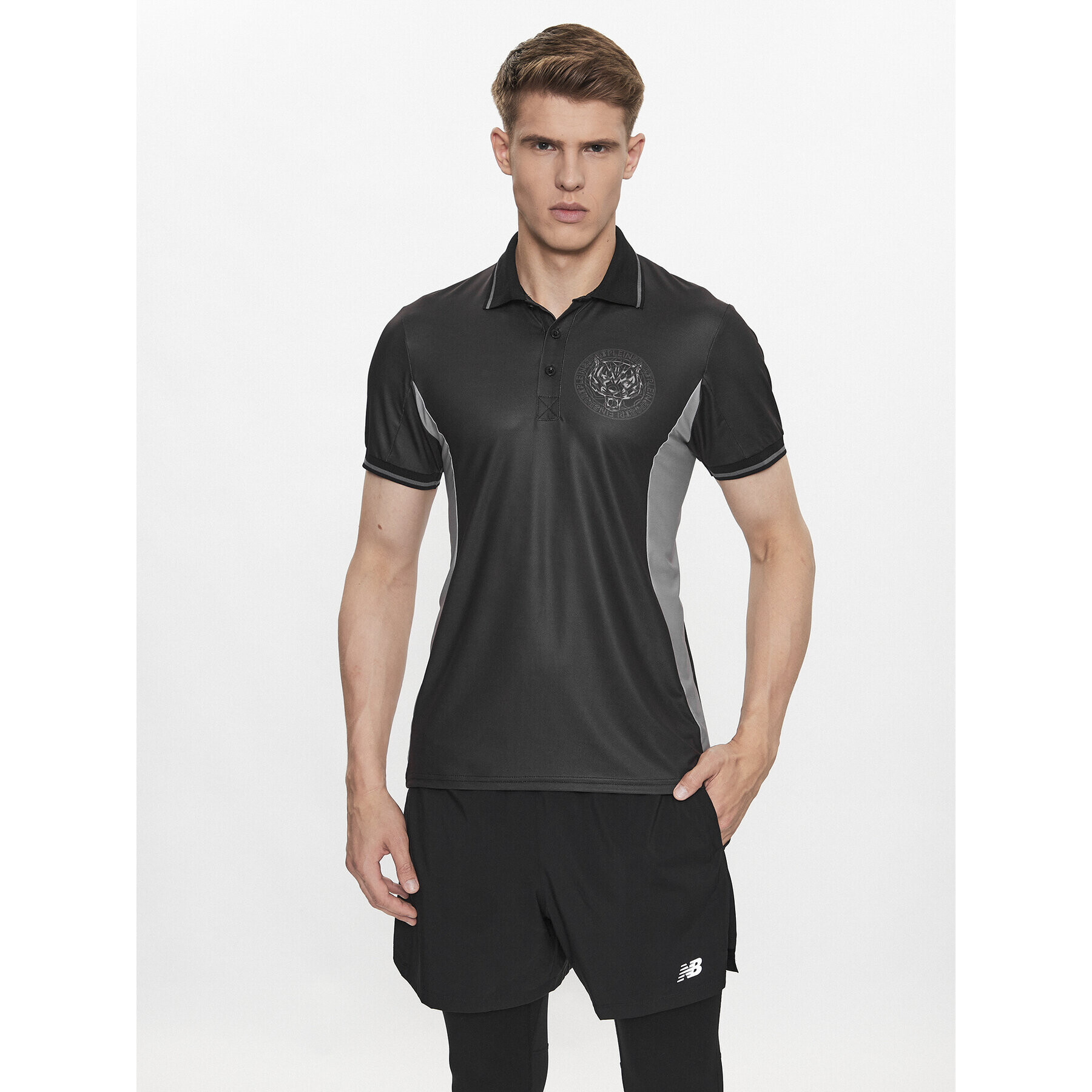 Plein Sport Pólóing PACC MTK6338 STE003N Fekete Regular Fit - Pepit.hu