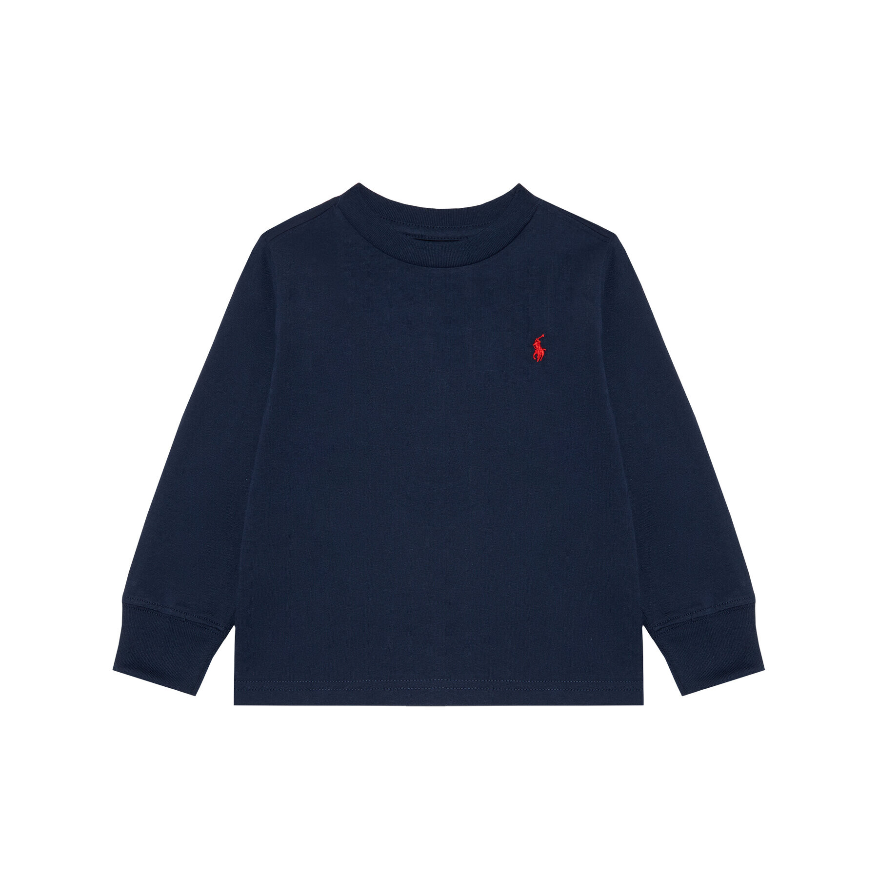 Polo Ralph Lauren Blúz Ls Cn 321843804002 Sötétkék Regular Fit - Pepit.hu