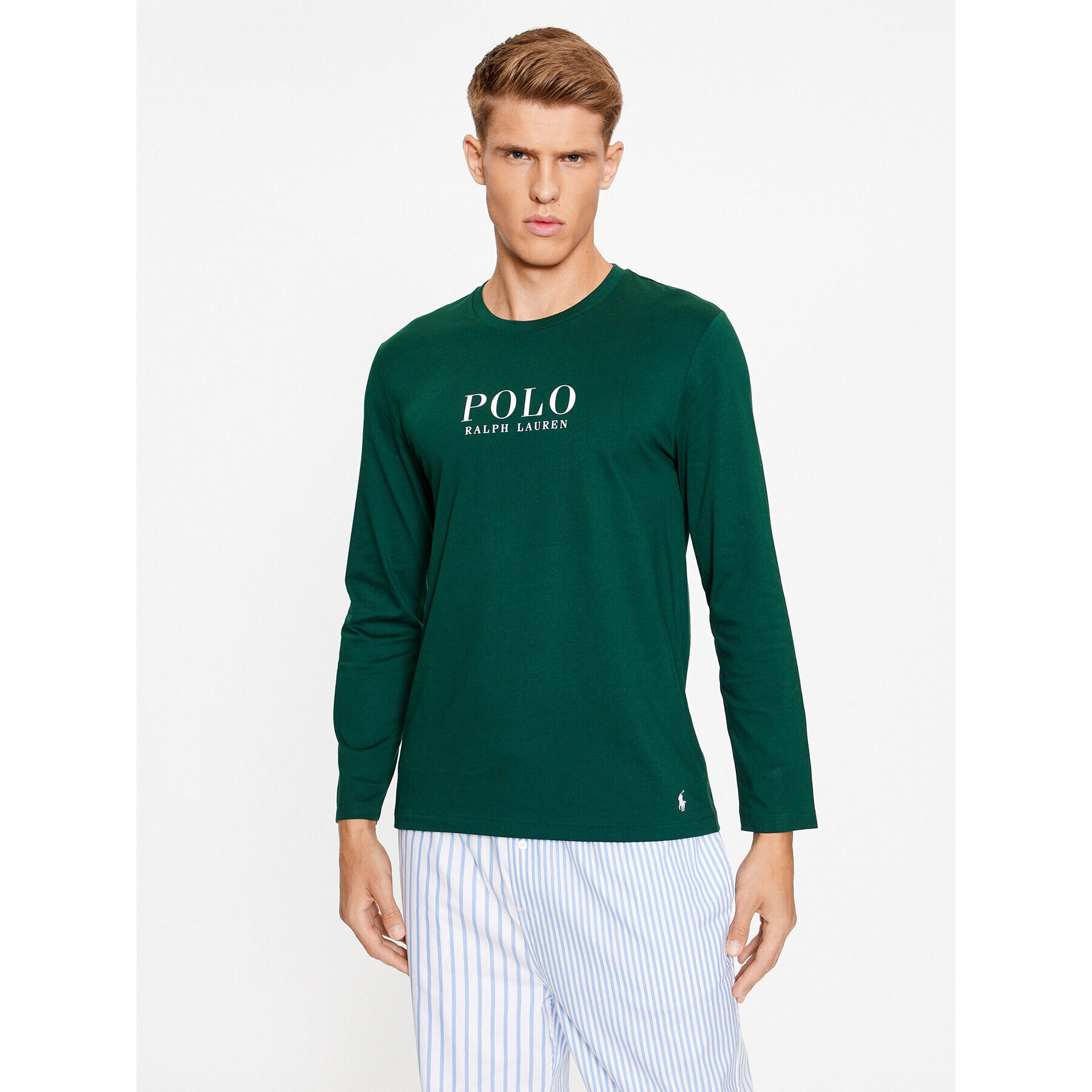 Polo Ralph Lauren Pizsama felső 714899614007 Zöld Regular Fit - Pepit.hu