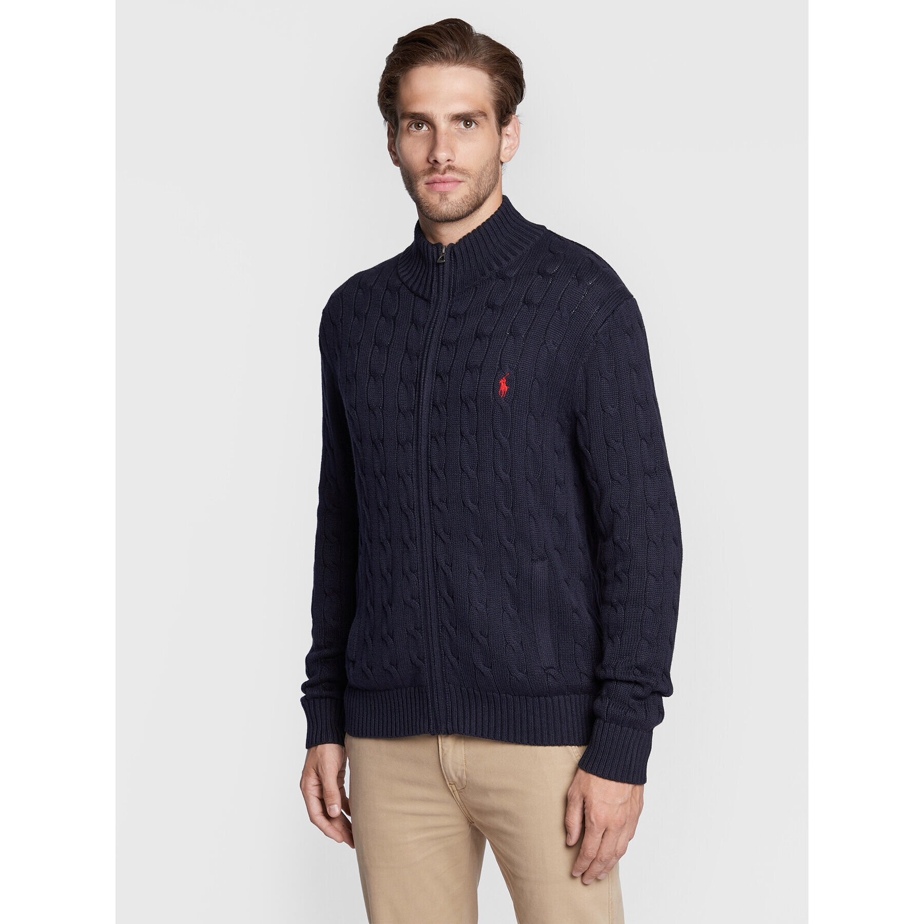 Polo Ralph Lauren Kardigán 710860350001 Sötétkék Regular Fit - Pepit.hu