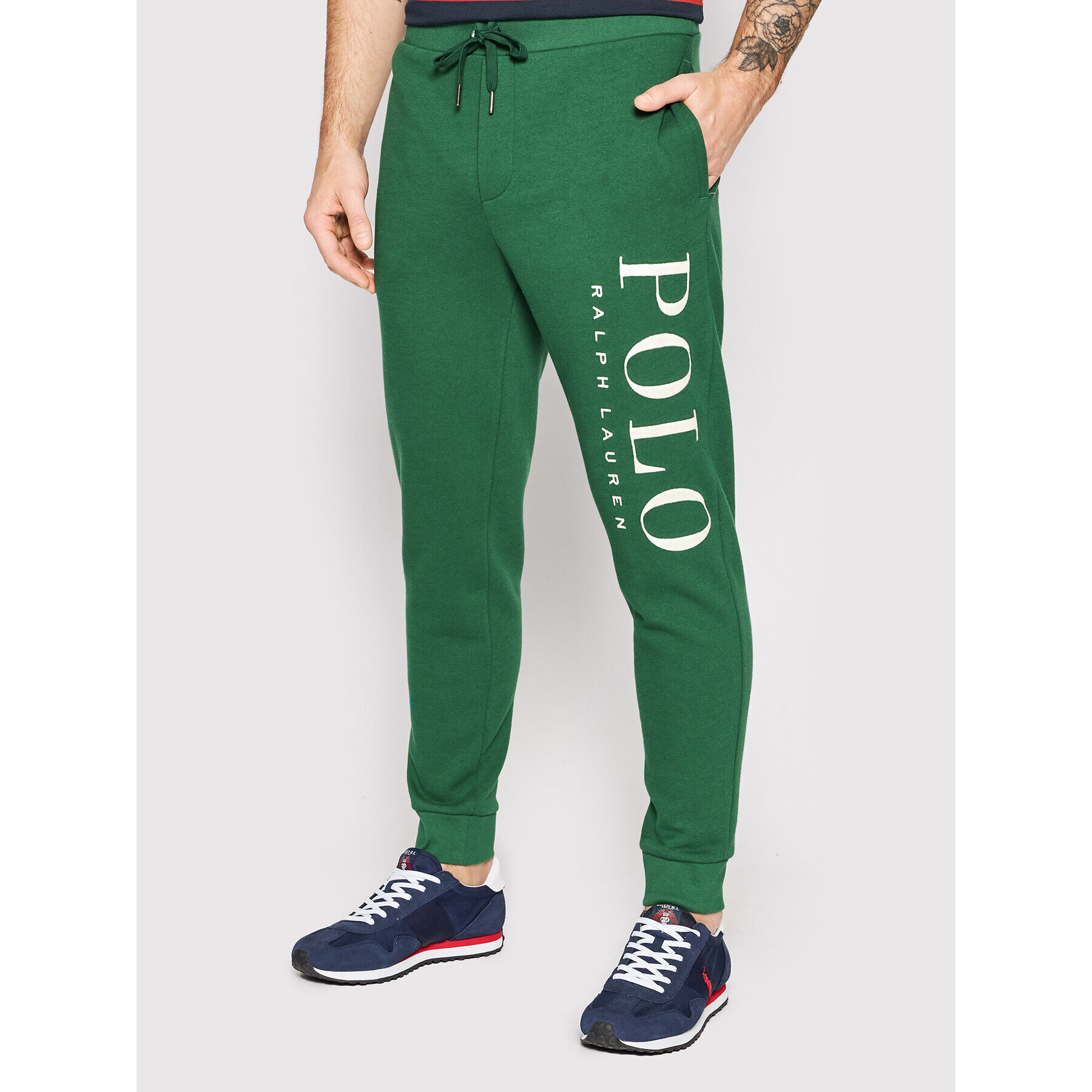 Polo Ralph Lauren Melegítő alsó 710860832002 Zöld Regular Fit - Pepit.hu