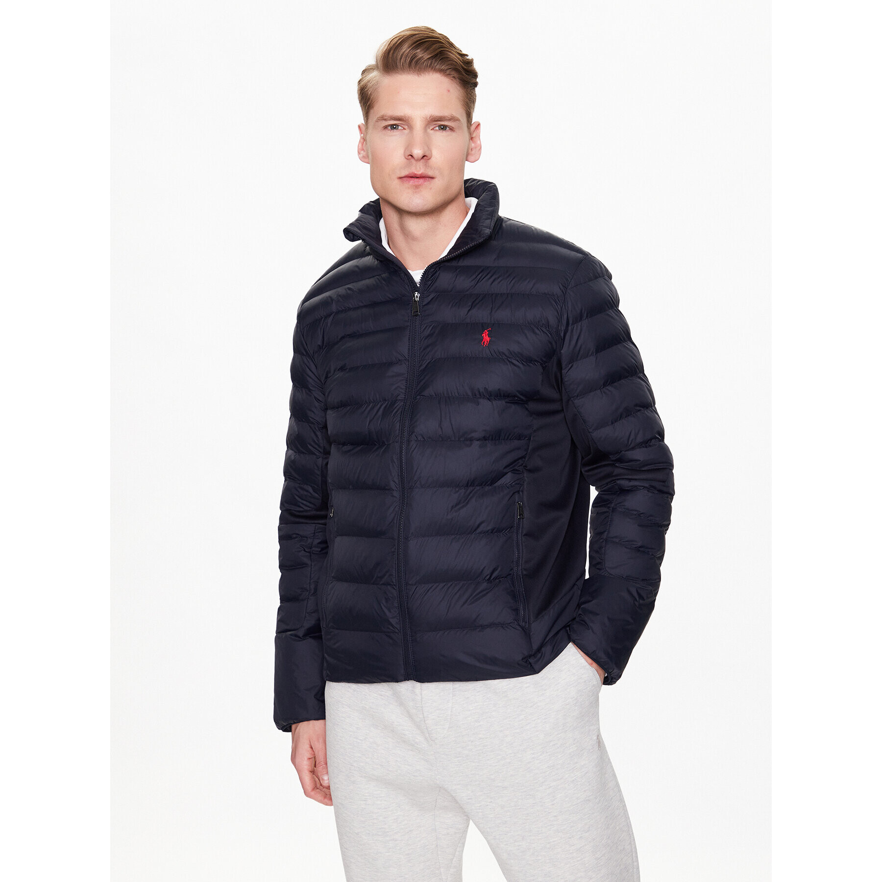 Polo Ralph Lauren Pehelykabát 710877578005 Sötétkék Regular Fit - Pepit.hu