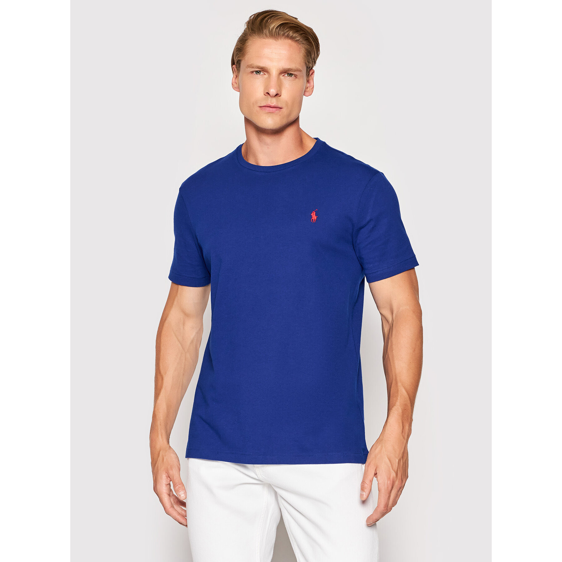 Polo Ralph Lauren Póló 710671438144 Sötétkék Slim Fit - Pepit.hu