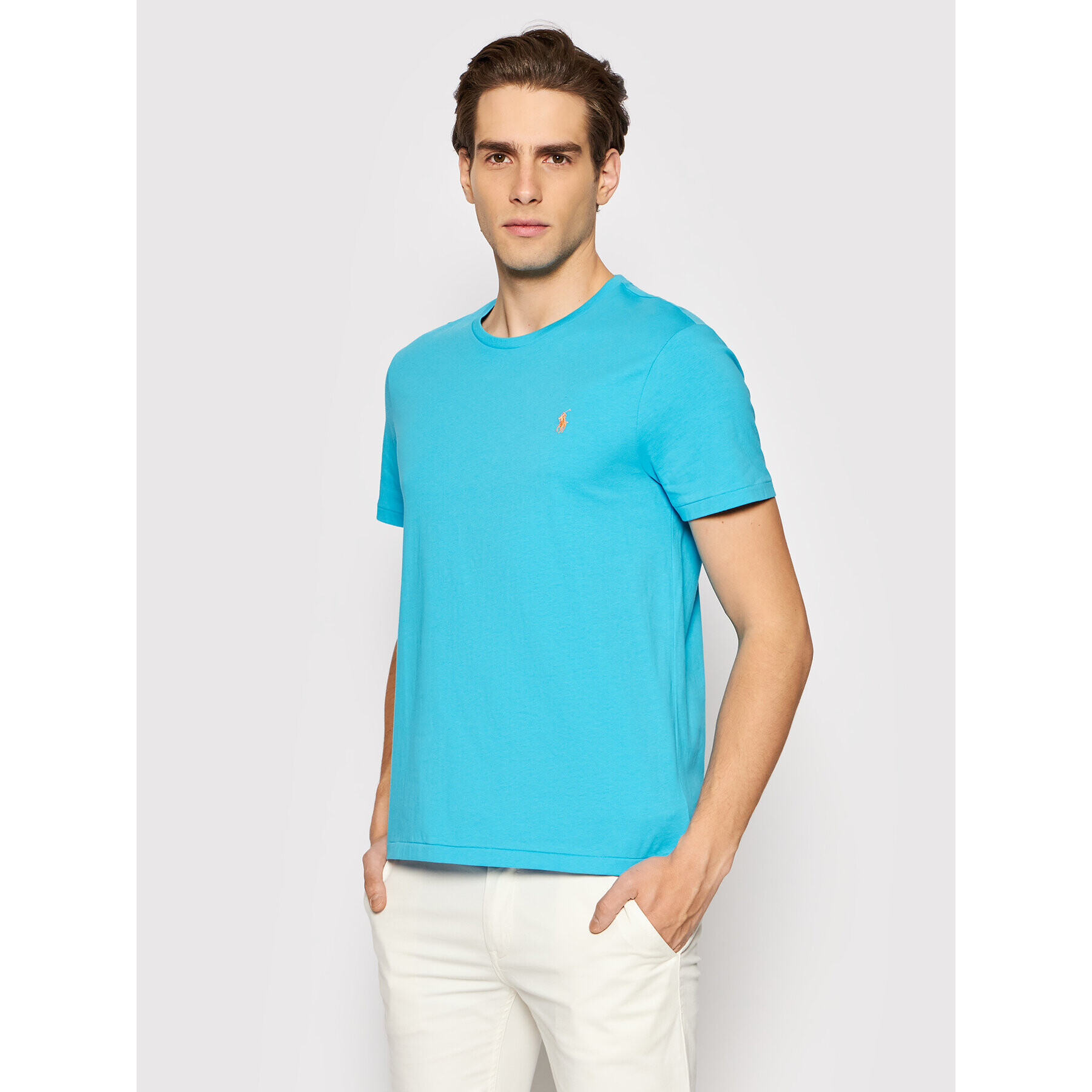 Polo Ralph Lauren Póló 710671438217 Kék Slim Fit - Pepit.hu