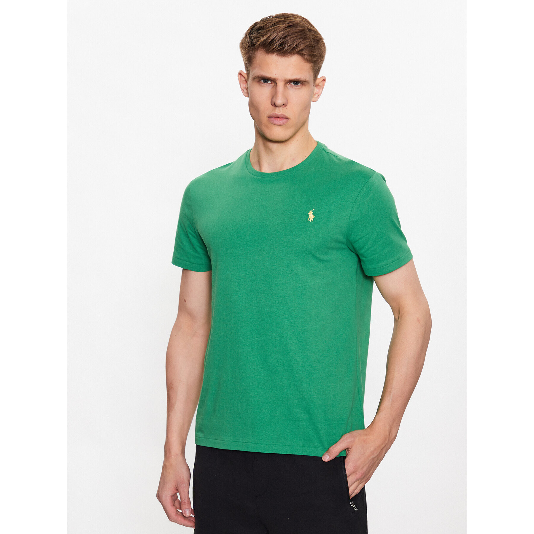 Polo Ralph Lauren Póló 710671438304 Zöld Slim Fit - Pepit.hu