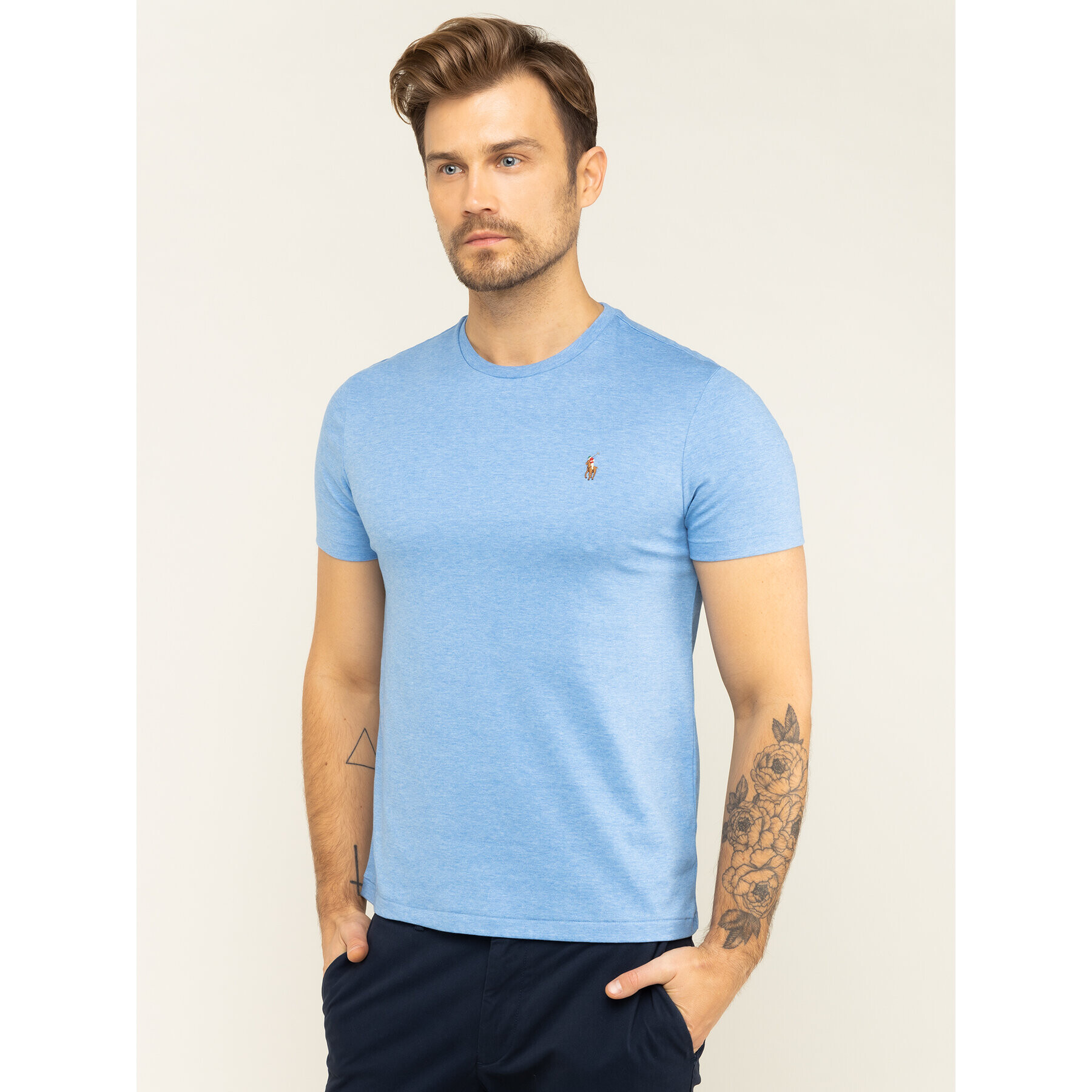 Polo Ralph Lauren Póló 710740727 Kék Slim Fit - Pepit.hu