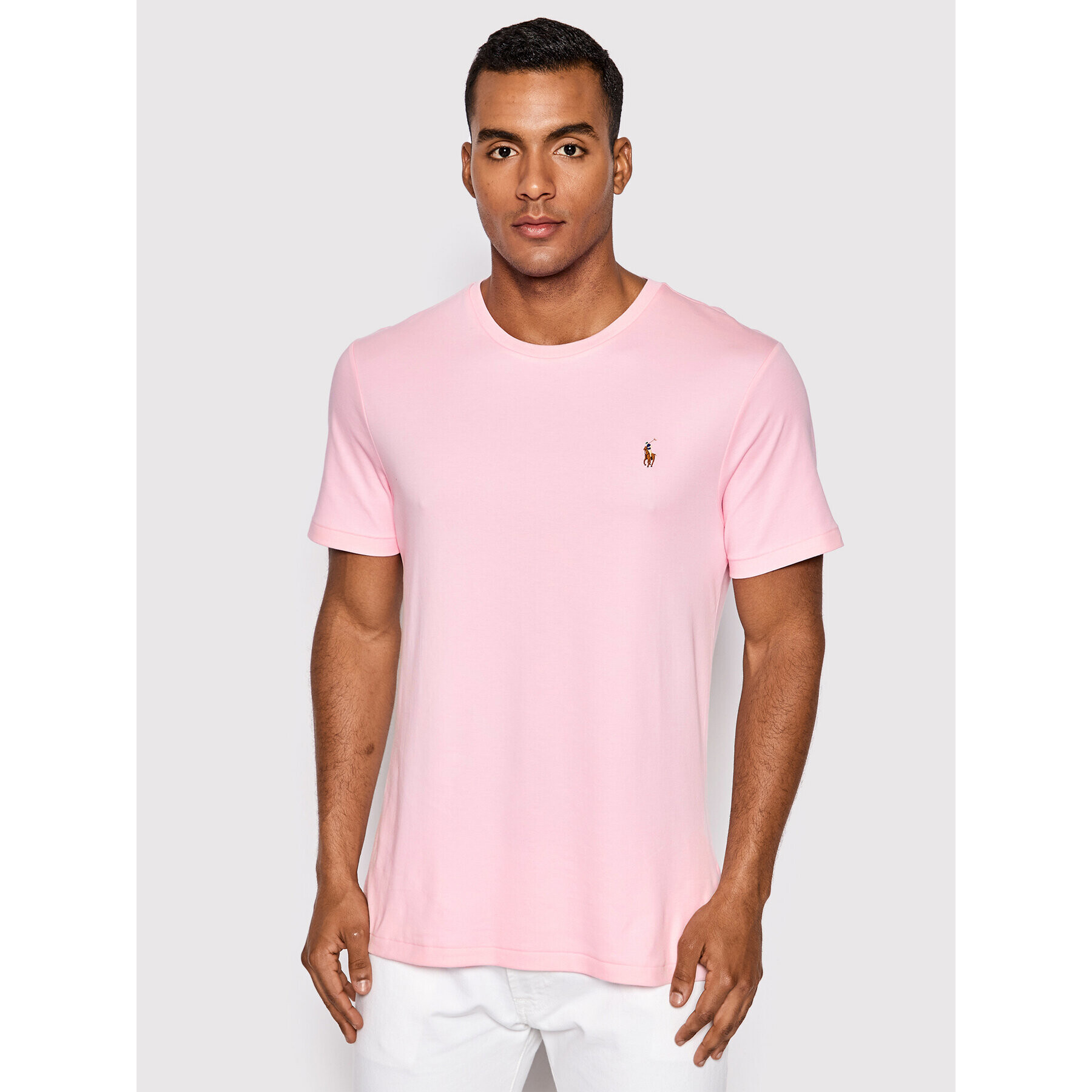 Polo Ralph Lauren Póló 710740727010 Rózsaszín Custom Slim Fit - Pepit.hu