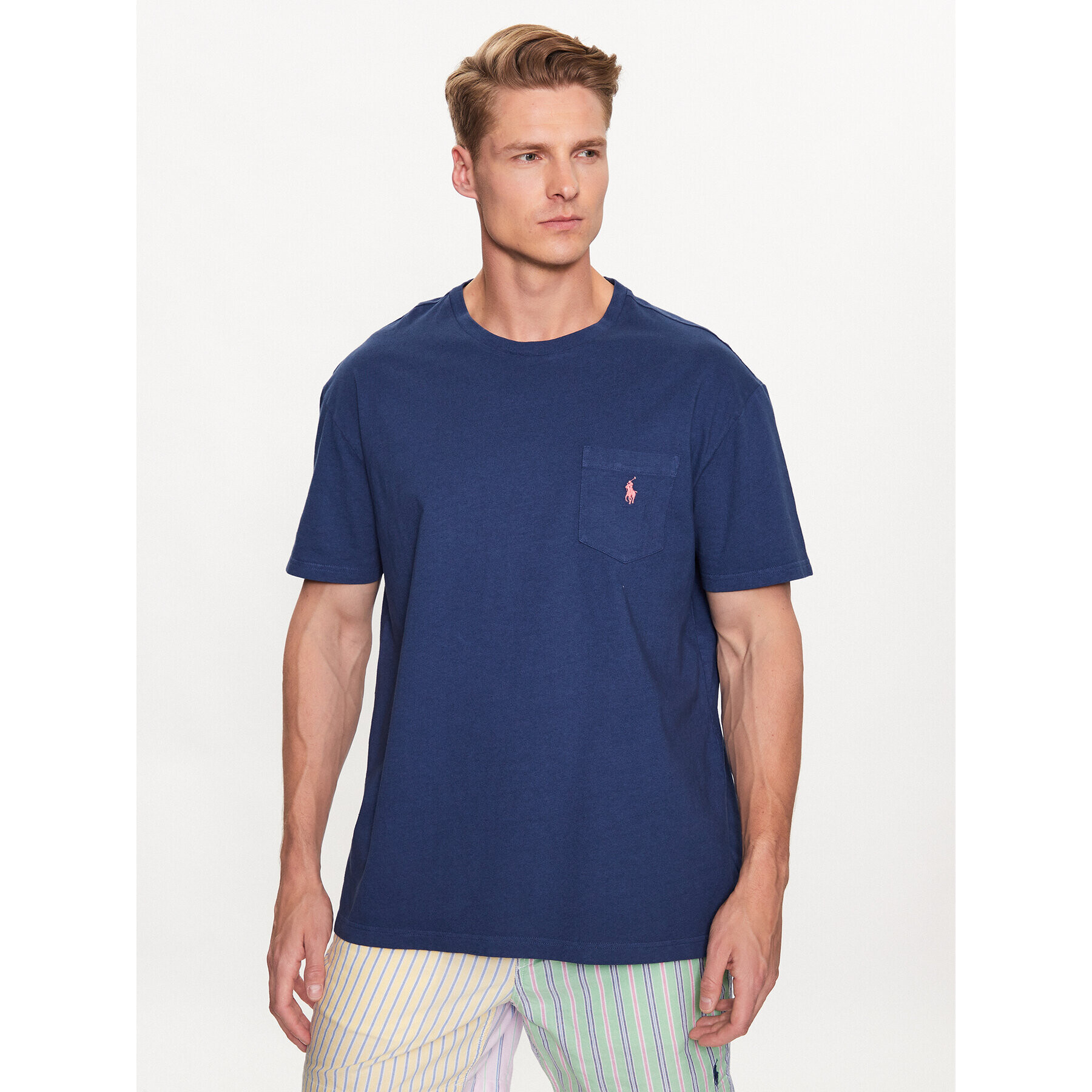 Polo Ralph Lauren Póló 710835756006 Sötétkék Regular Fit - Pepit.hu