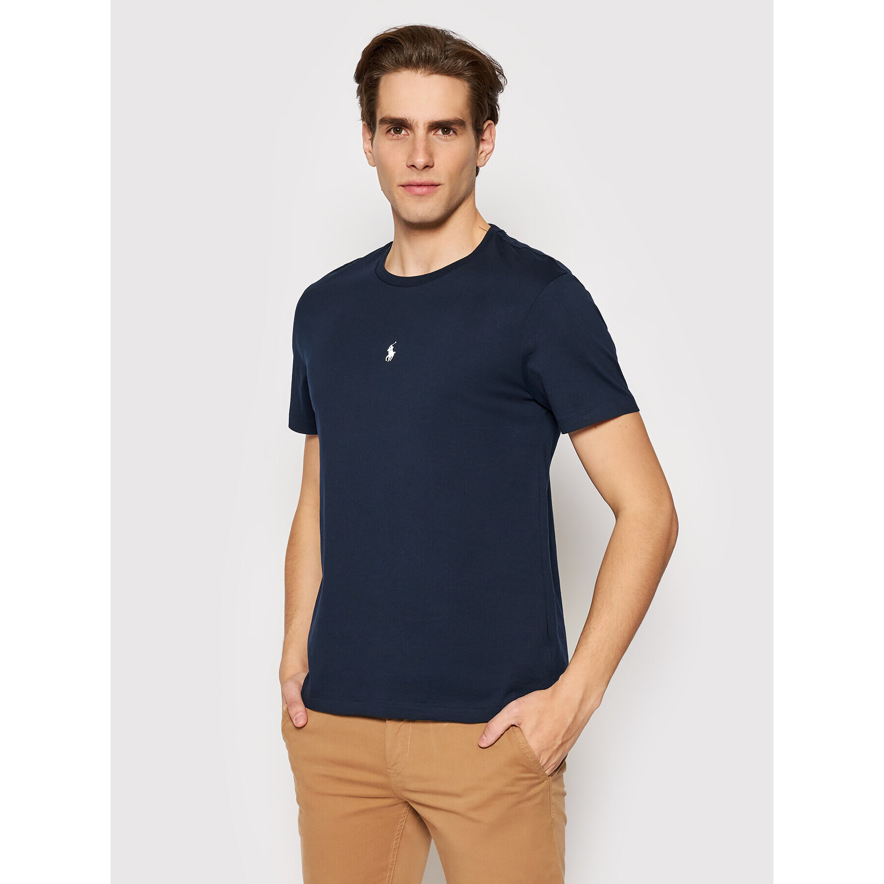 Polo Ralph Lauren Póló 710839046004 Sötétkék Slim Fit - Pepit.hu