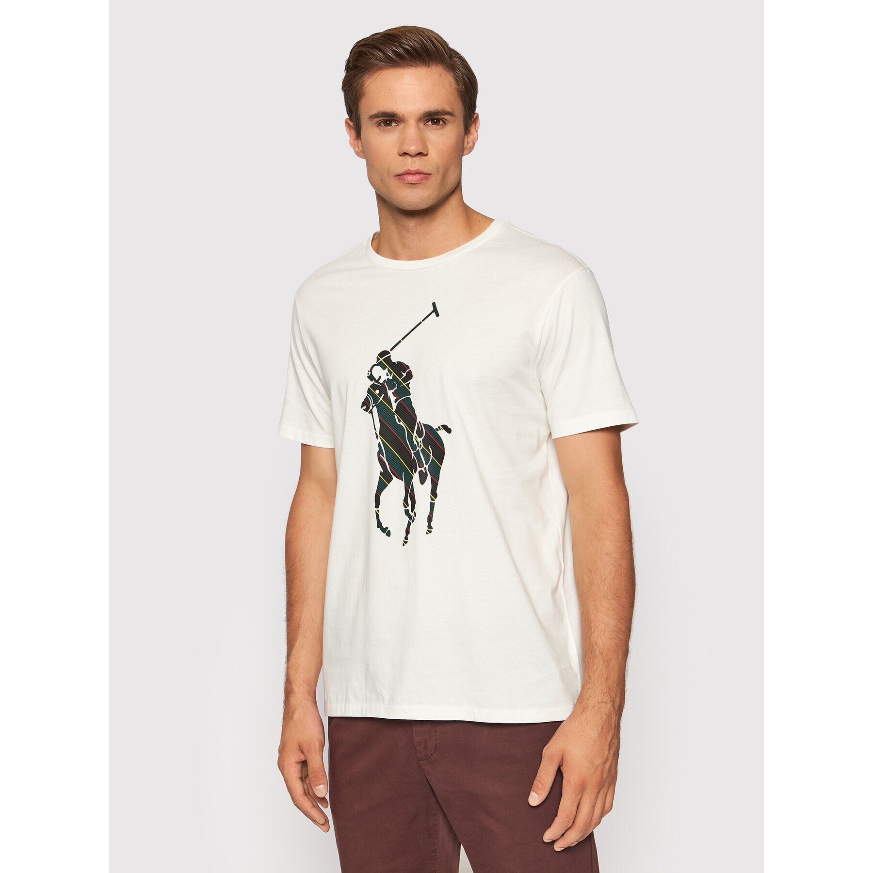 Polo Ralph Lauren Póló 710853276001 Fehér Custom Slim Fit - Pepit.hu