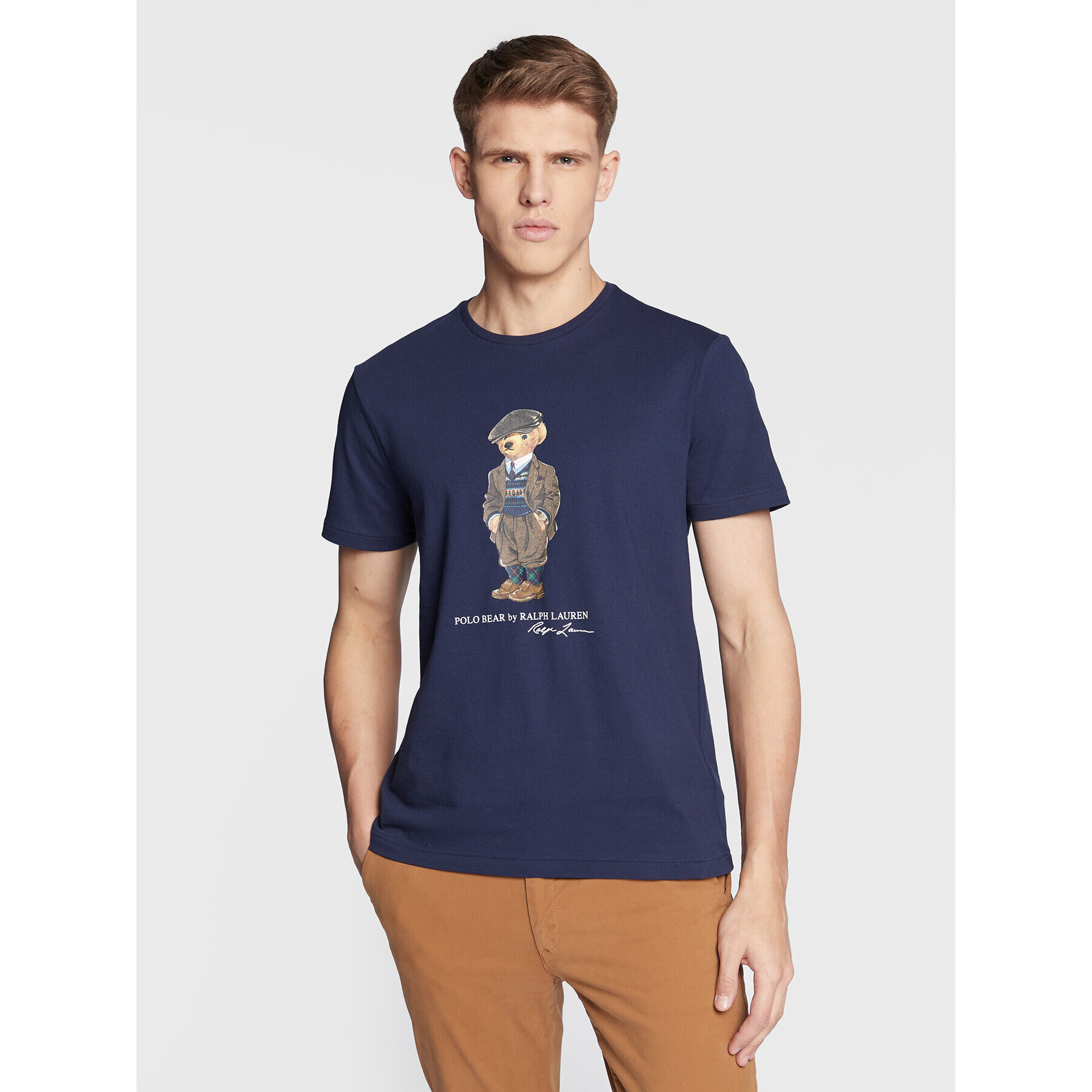 Polo Ralph Lauren Póló 710853310 Sötétkék Slim Fit - Pepit.hu