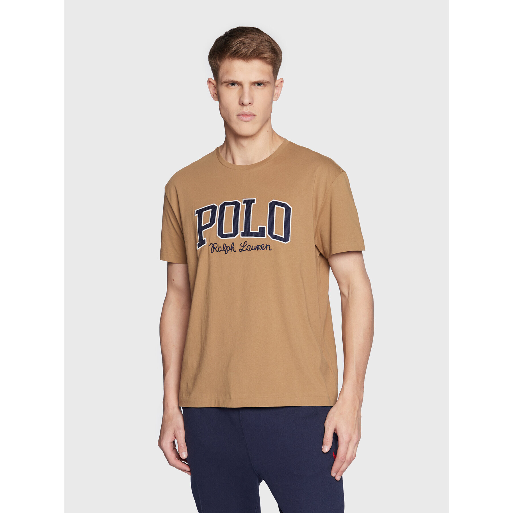 Polo Ralph Lauren Póló 710878616006 Barna Classic Fit - Pepit.hu