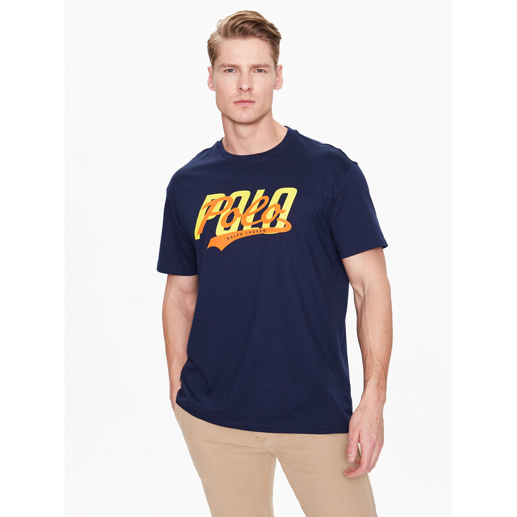 Polo Ralph Lauren Póló 710890937001 Sötétkék Classic Fit - Pepit.hu