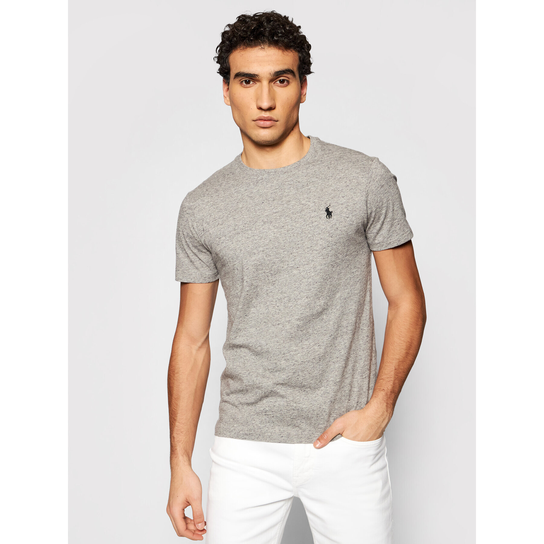 Polo Ralph Lauren Póló Core Replen 710680785006 Szürke Classic Fit - Pepit.hu