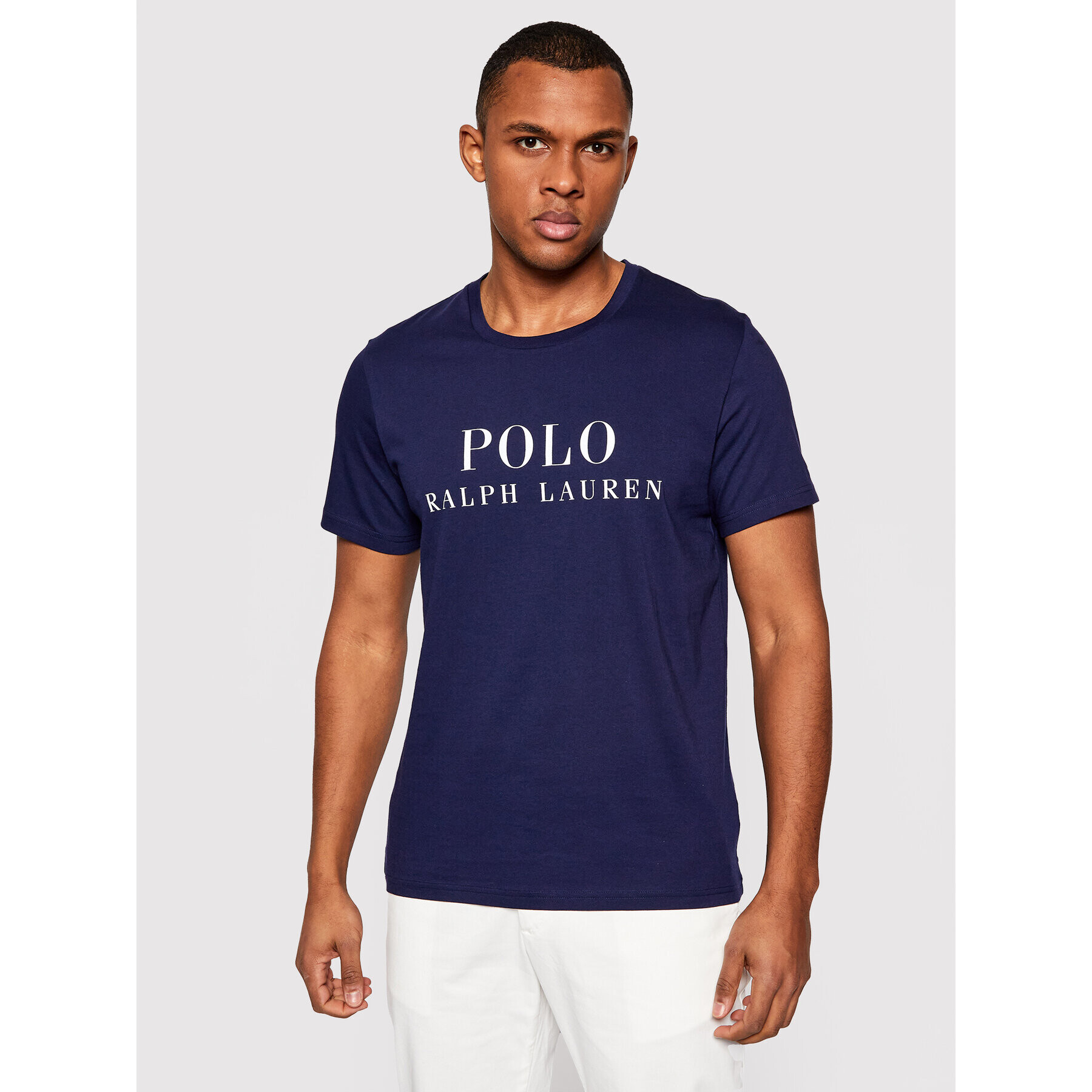 Polo Ralph Lauren Póló Crw 714830278008 Sötétkék Regular Fit - Pepit.hu