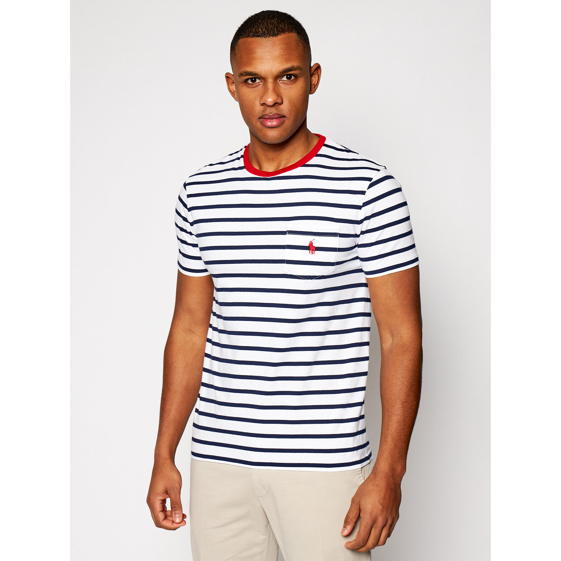 Polo Ralph Lauren Póló Yd 710823561002 Fehér Slim Fit - Pepit.hu