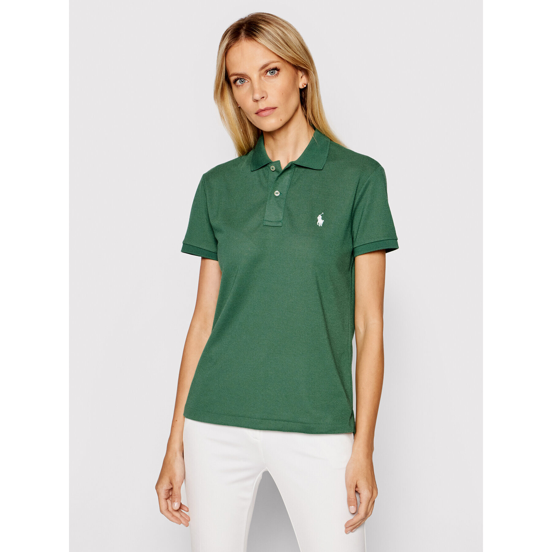 Polo Ralph Lauren Pólóing 211806666002 Zöld Classic Fit - Pepit.hu