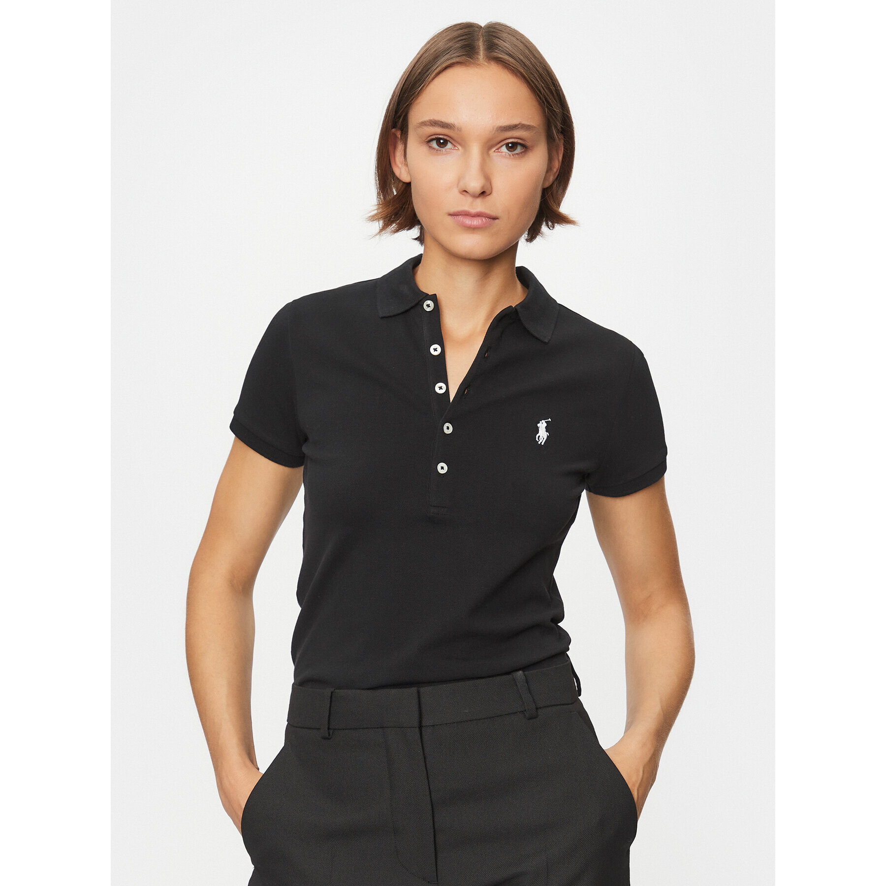 Polo Ralph Lauren Pólóing 211870245005 Fekete Slim Fit - Pepit.hu