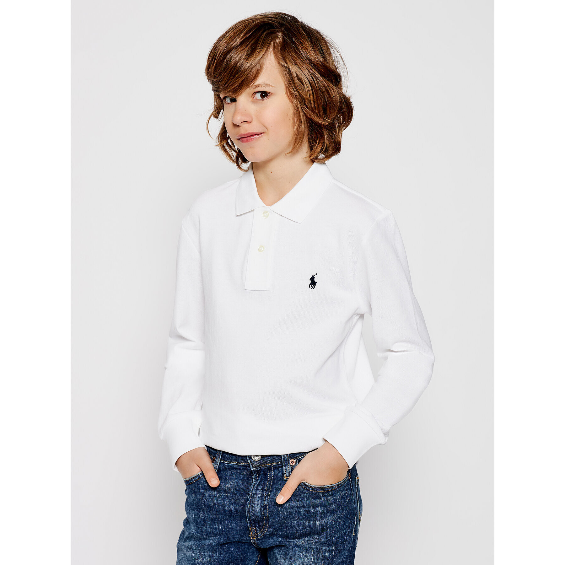 Polo Ralph Lauren Pólóing 323708858013 Fehér Slim Fit - Pepit.hu