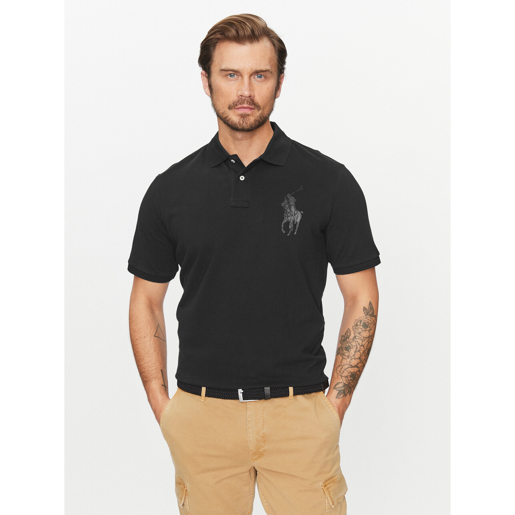 Polo Ralph Lauren Pólóing 710920220001 Fekete Regular Fit - Pepit.hu