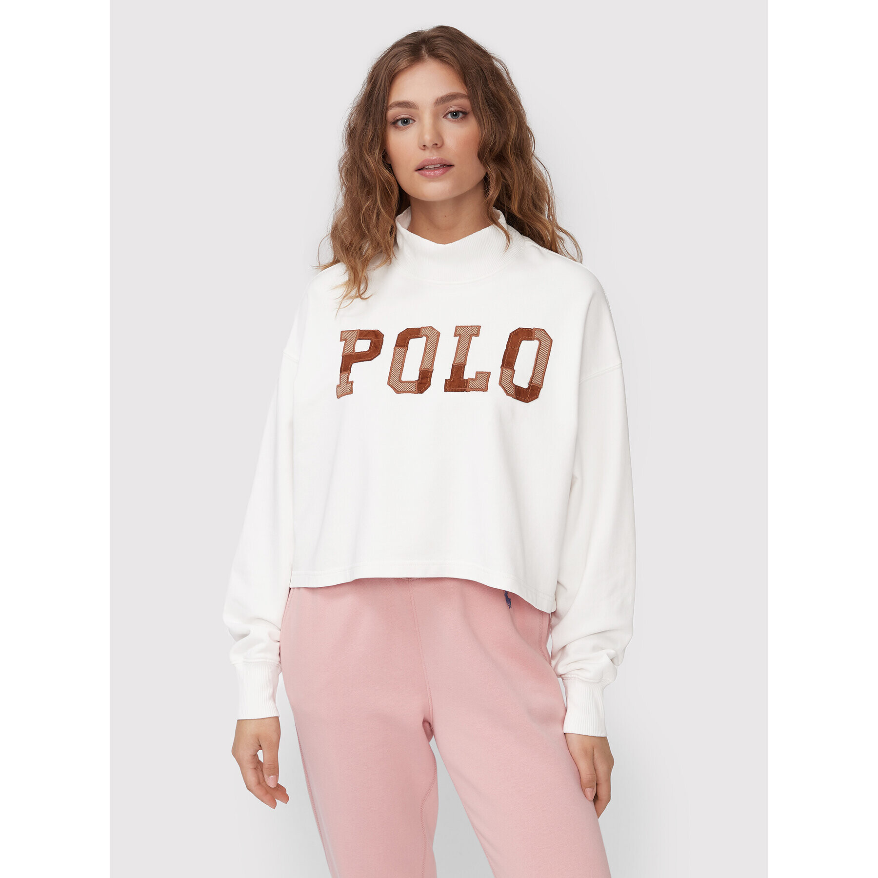 Polo Ralph Lauren Pulóver 211873070001 Fehér Oversize - Pepit.hu