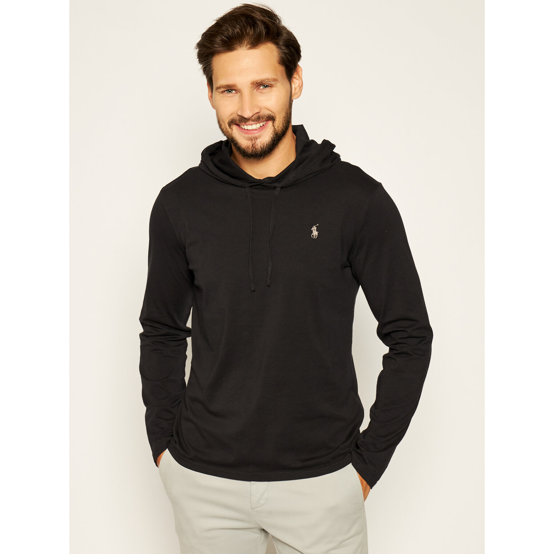 Polo Ralph Lauren Pulóver 710652669014 Fekete Regular Fit - Pepit.hu