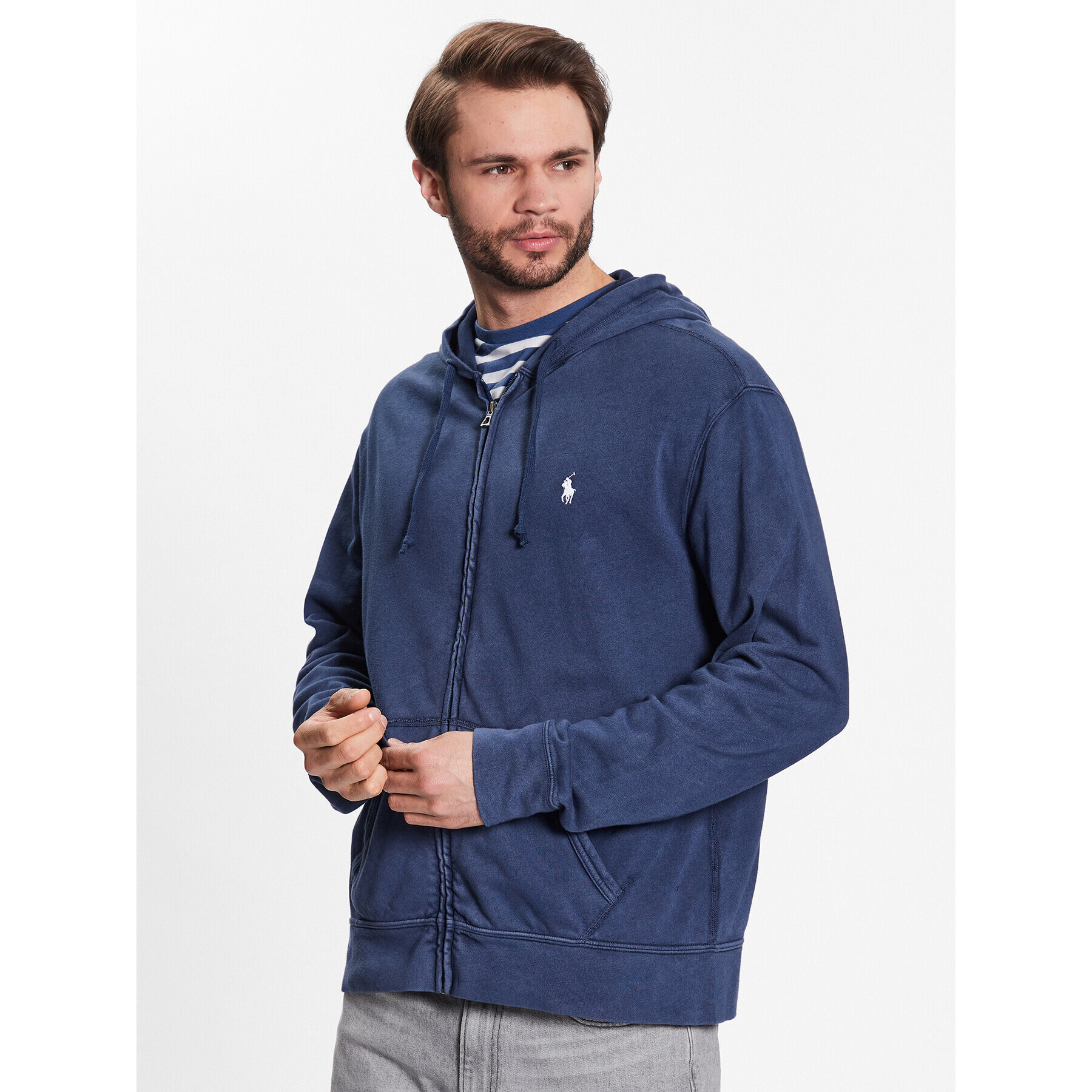 Polo Ralph Lauren Pulóver 710706348011 Sötétkék Regular Fit - Pepit.hu