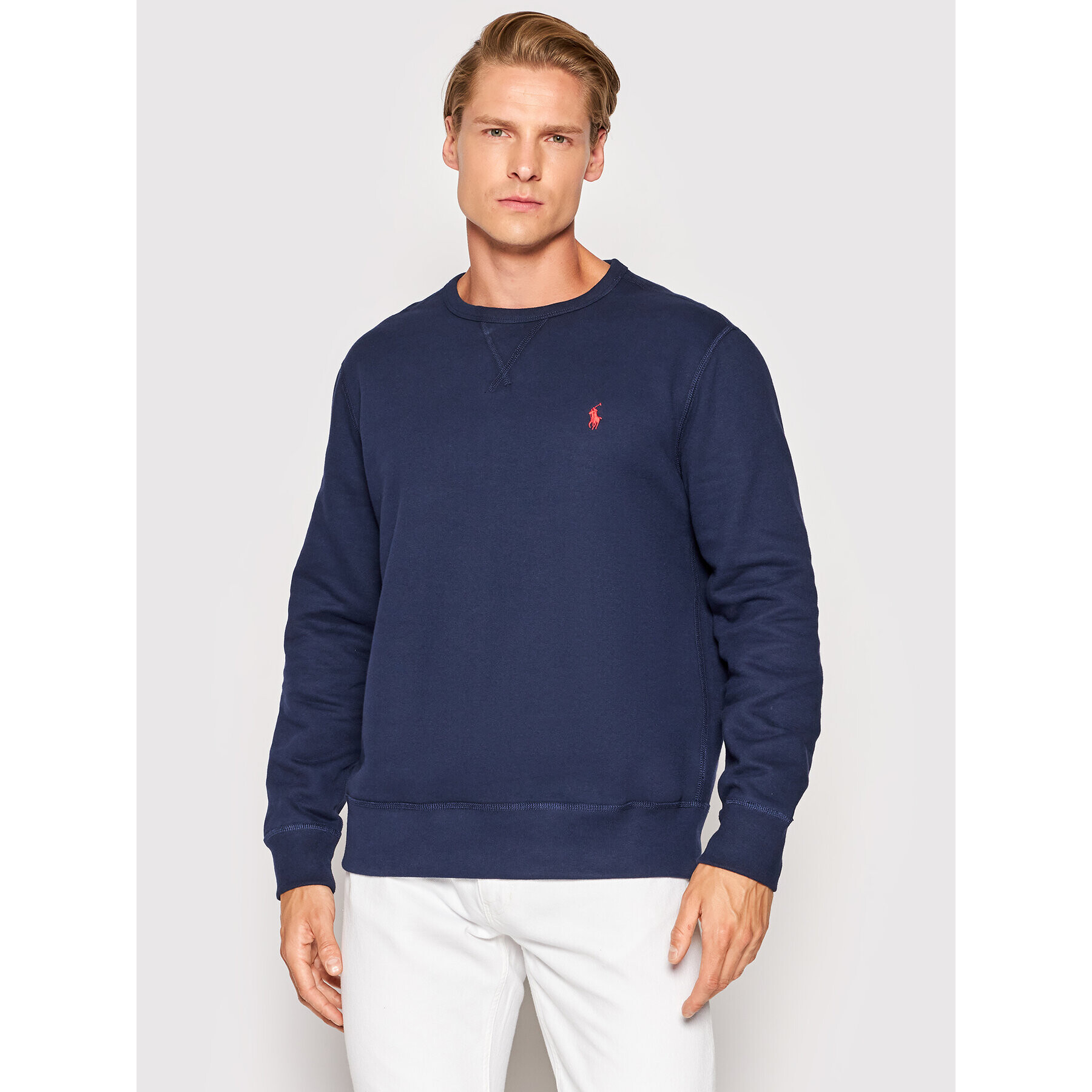 Polo Ralph Lauren Pulóver 710766772003 Sötétkék Regular Fit - Pepit.hu