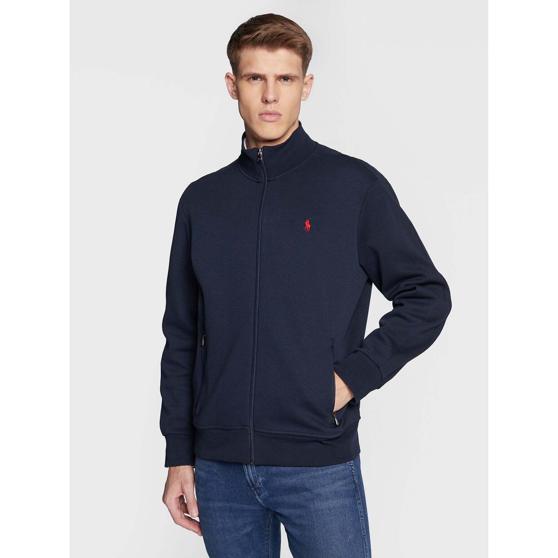 Polo Ralph Lauren Pulóver 710881509002 Sötétkék Regular Fit - Pepit.hu